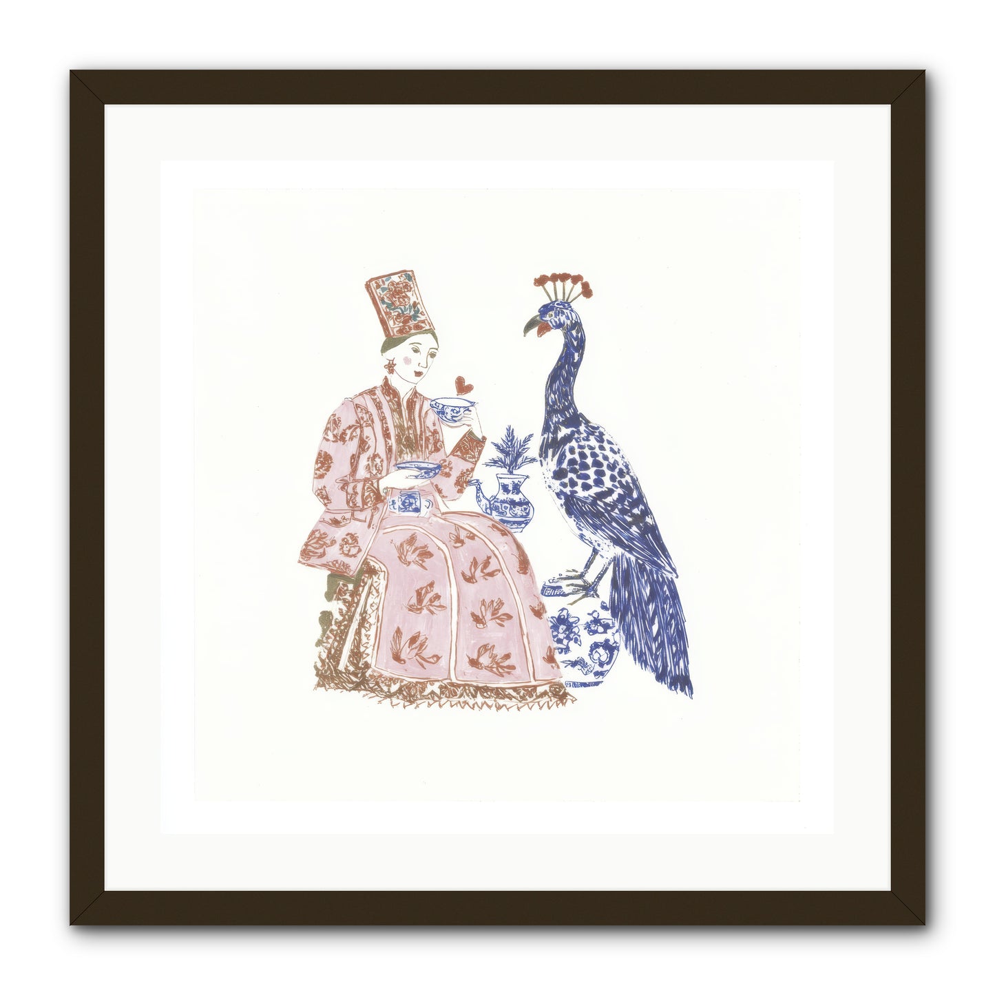 The Alchemist Of Small Feelings -- Framed Print - Black 24x24