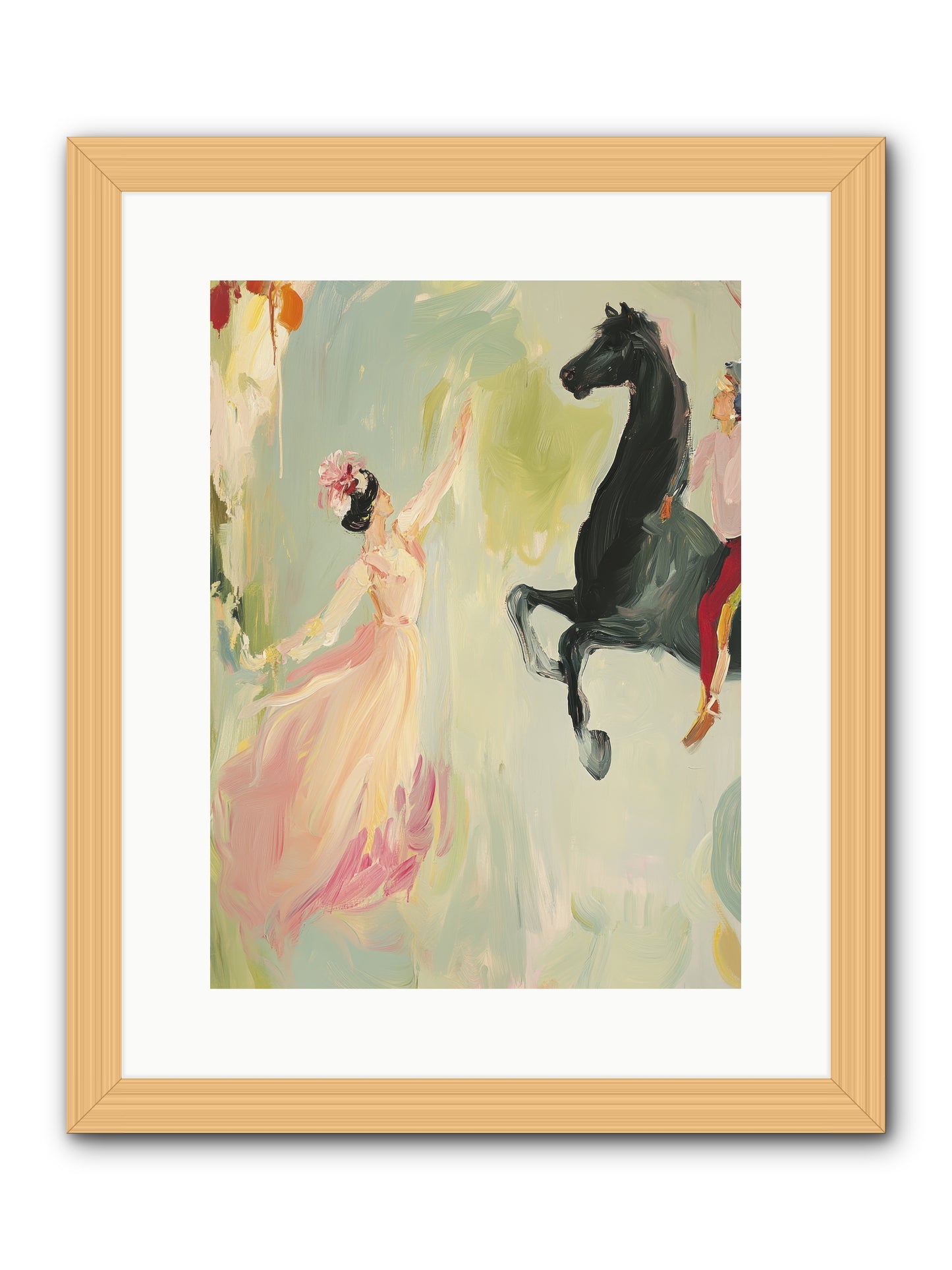 The Answer I Never Asked -- Framed Print - Natural 12x16