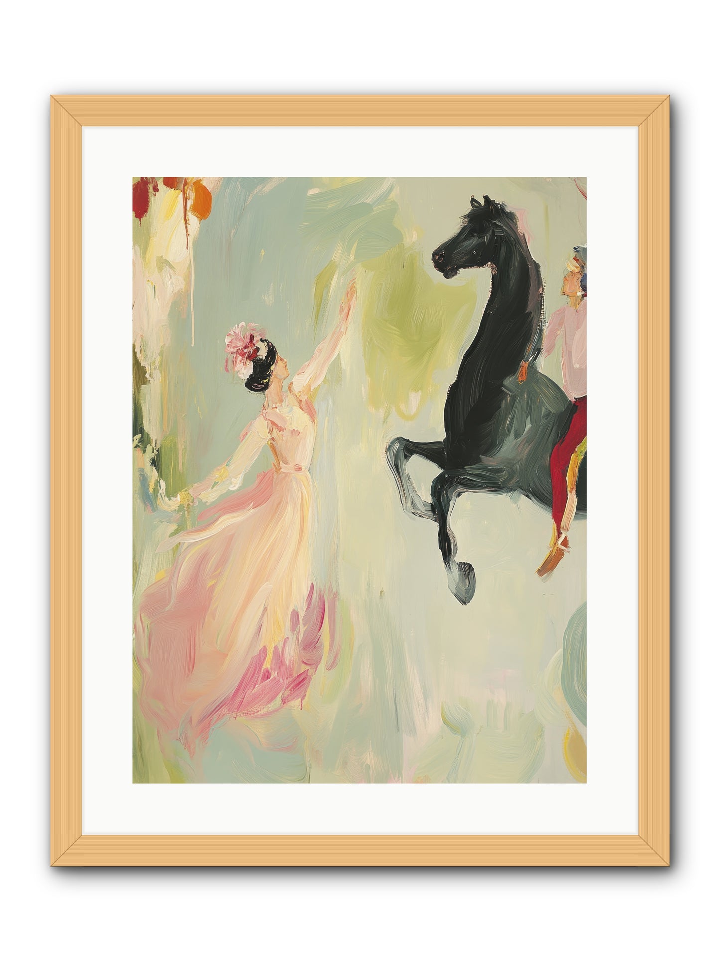 The Answer I Never Asked -- Framed Print - Natural 18x24