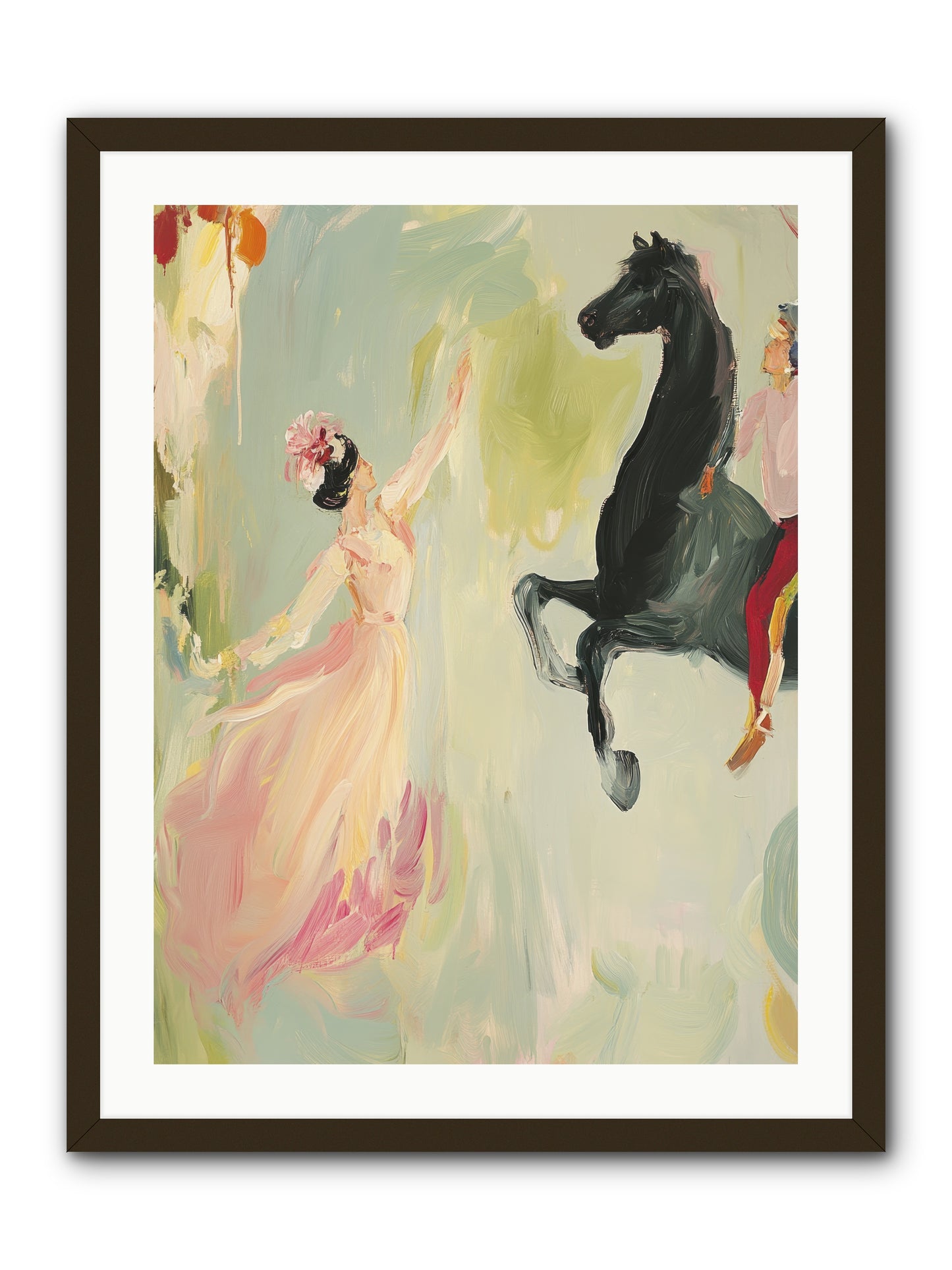 The Answer I Never Asked -- Framed Print - Black 24x32