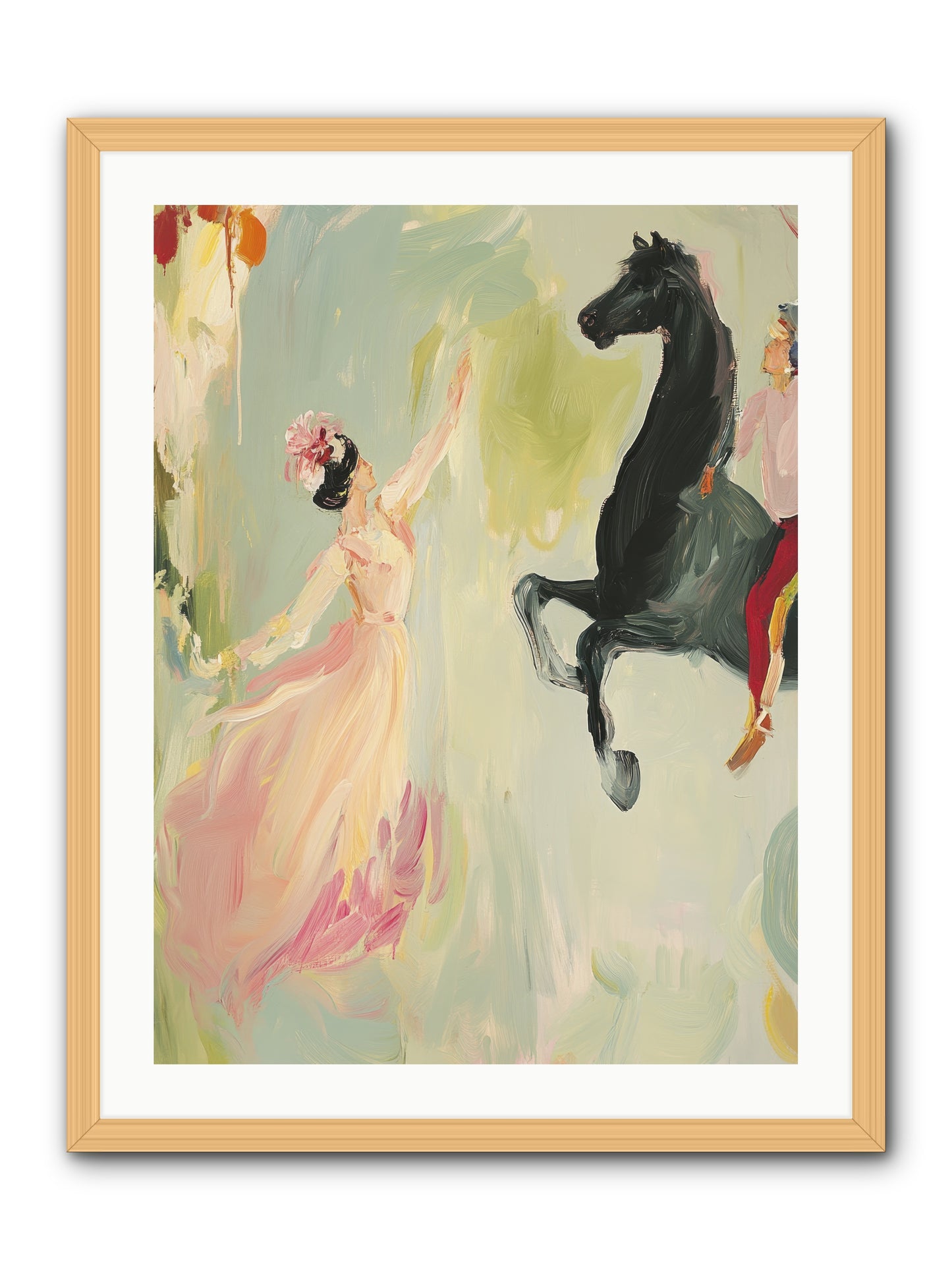 The Answer I Never Asked -- Framed Print - Natural 24x32