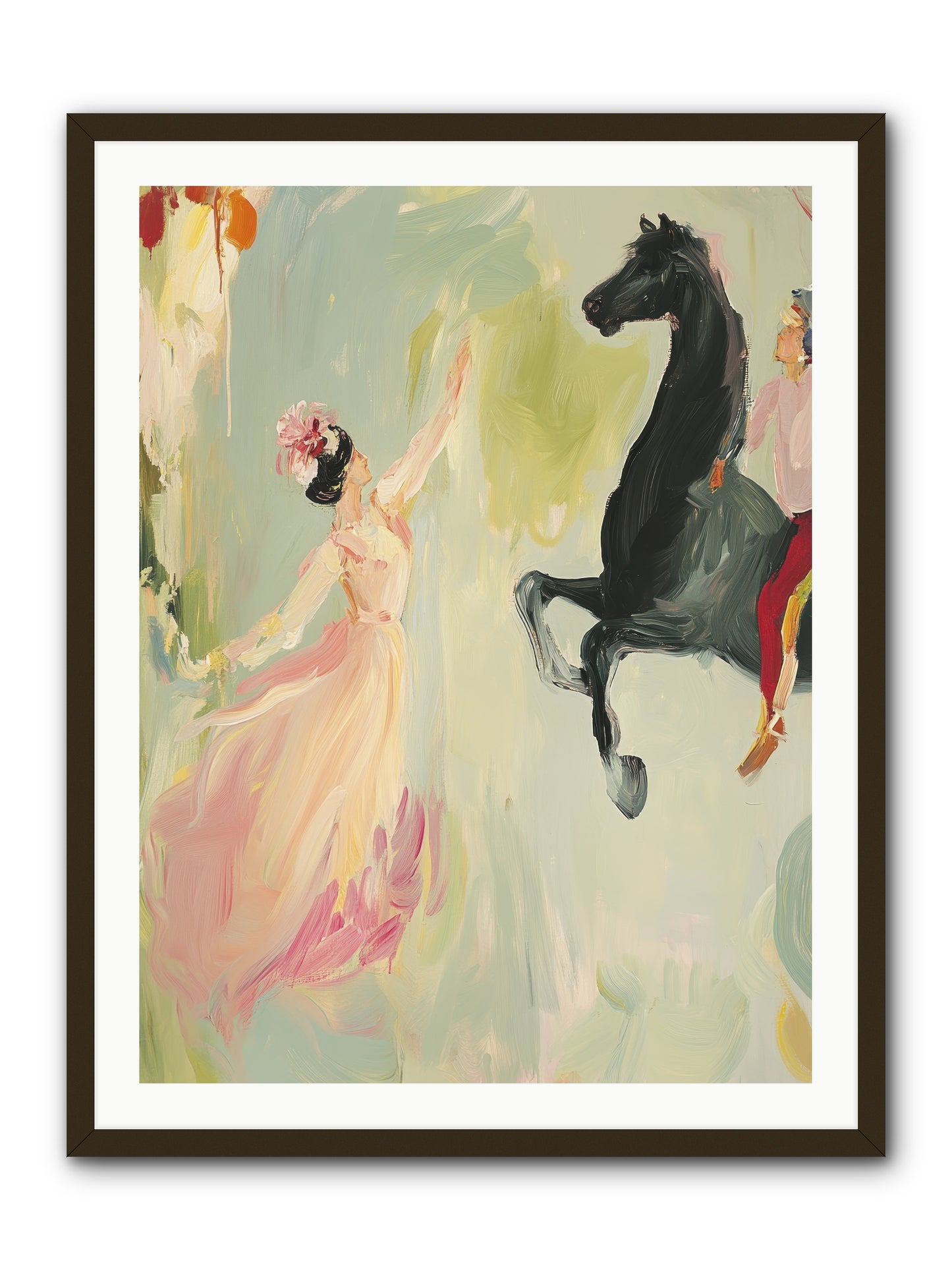 The Answer I Never Asked -- Framed Print - Black 30x40