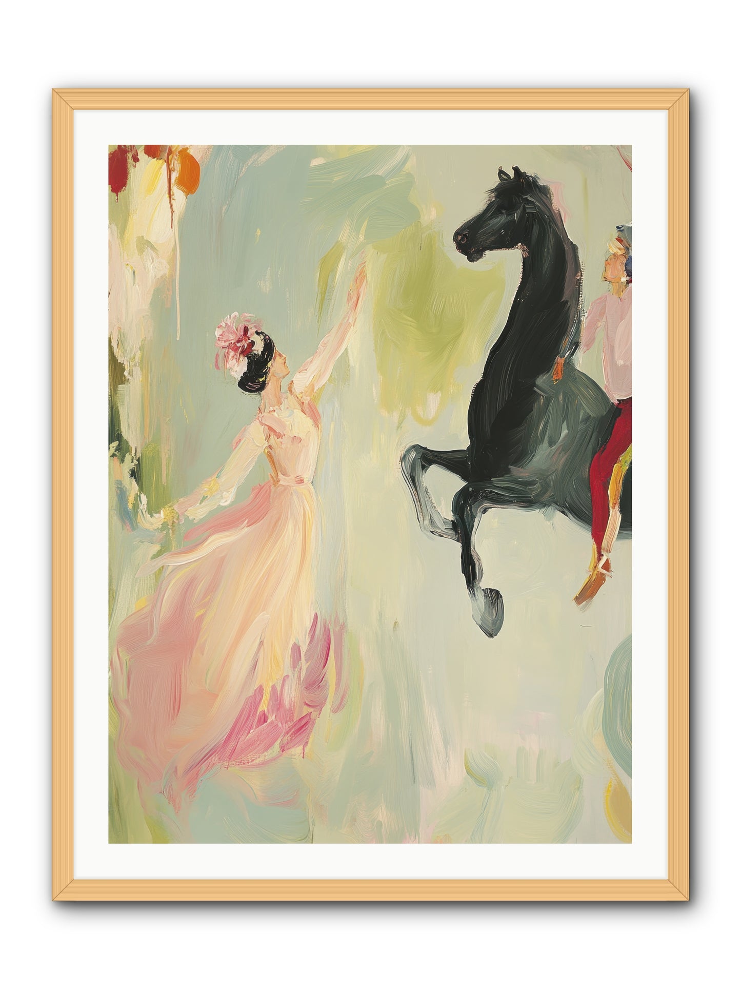 The Answer I Never Asked -- Framed Print - Natural 30x40