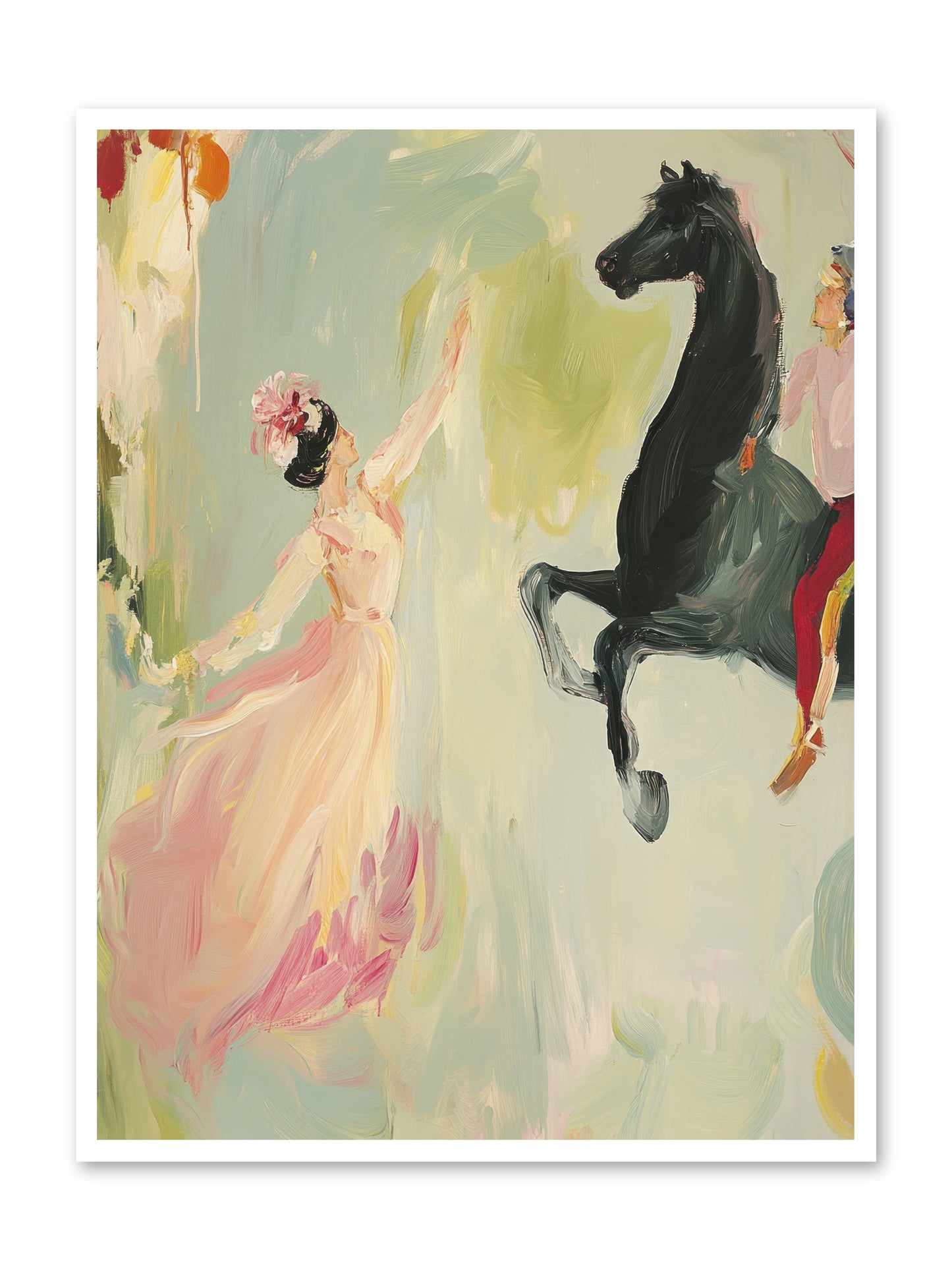The Answer I Never Asked -- Loose Canvas Print 36x48