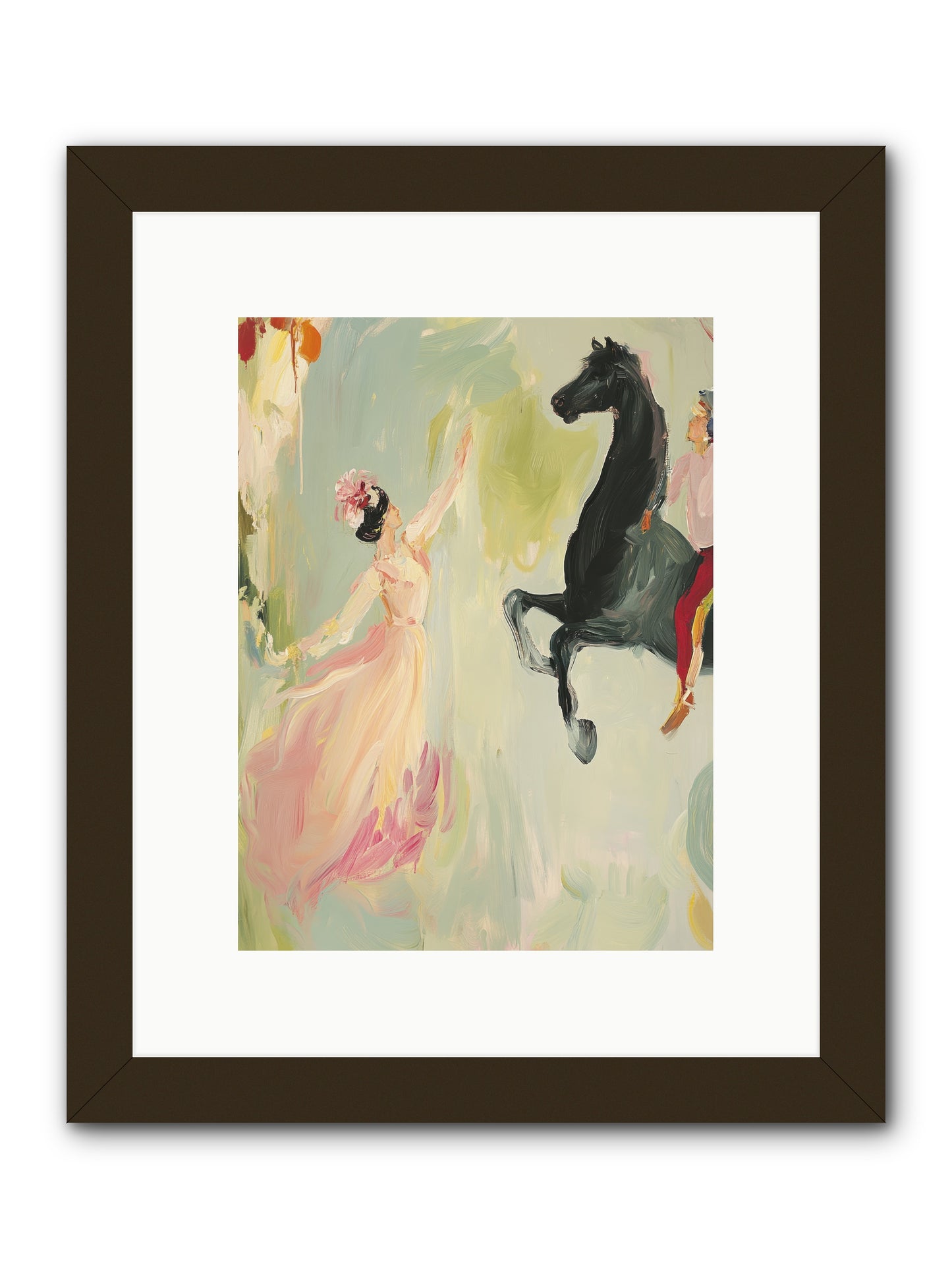 The Answer I Never Asked -- Framed Print - Black 9x12
