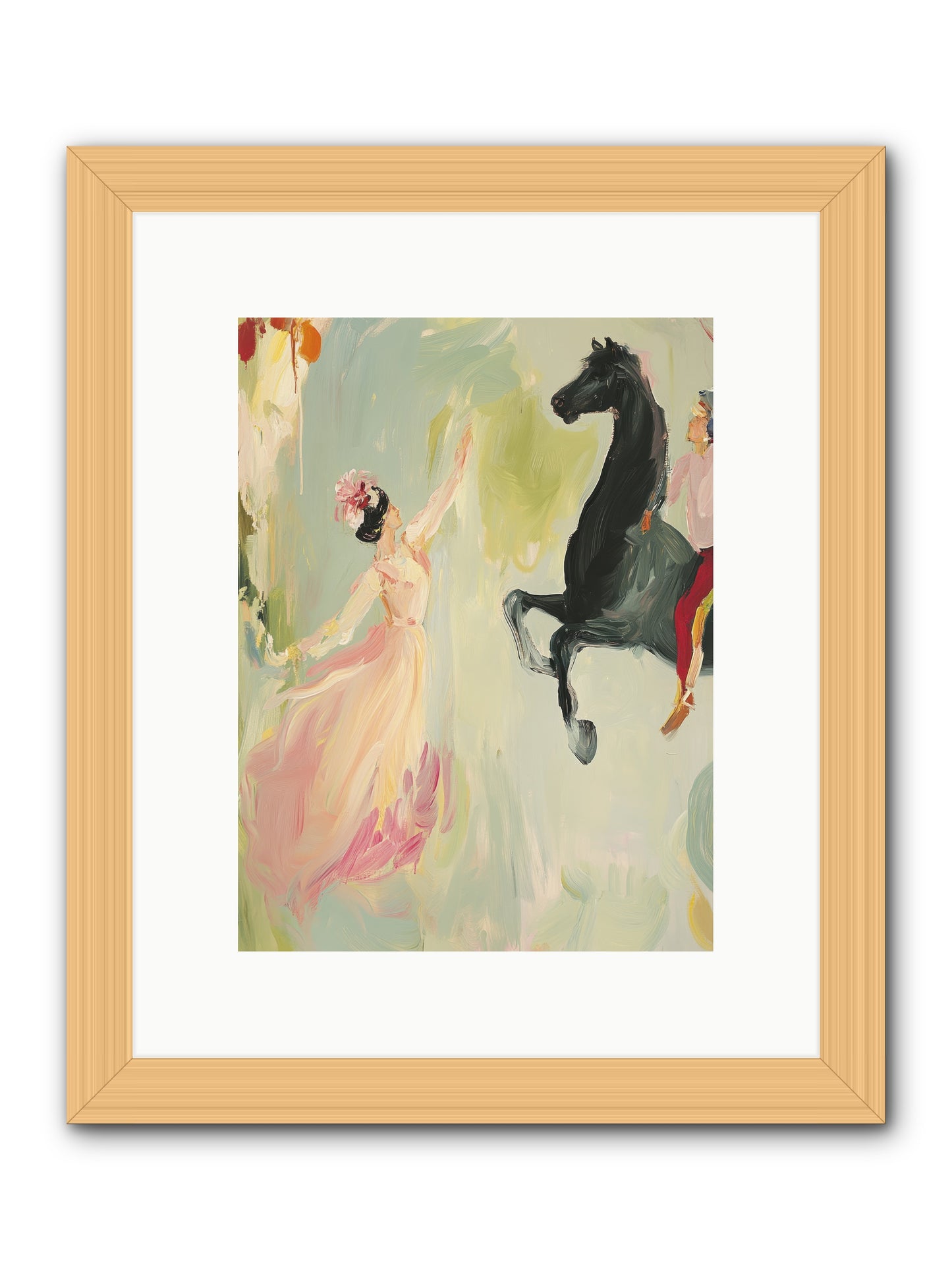 The Answer I Never Asked -- Framed Print - Natural 9x12