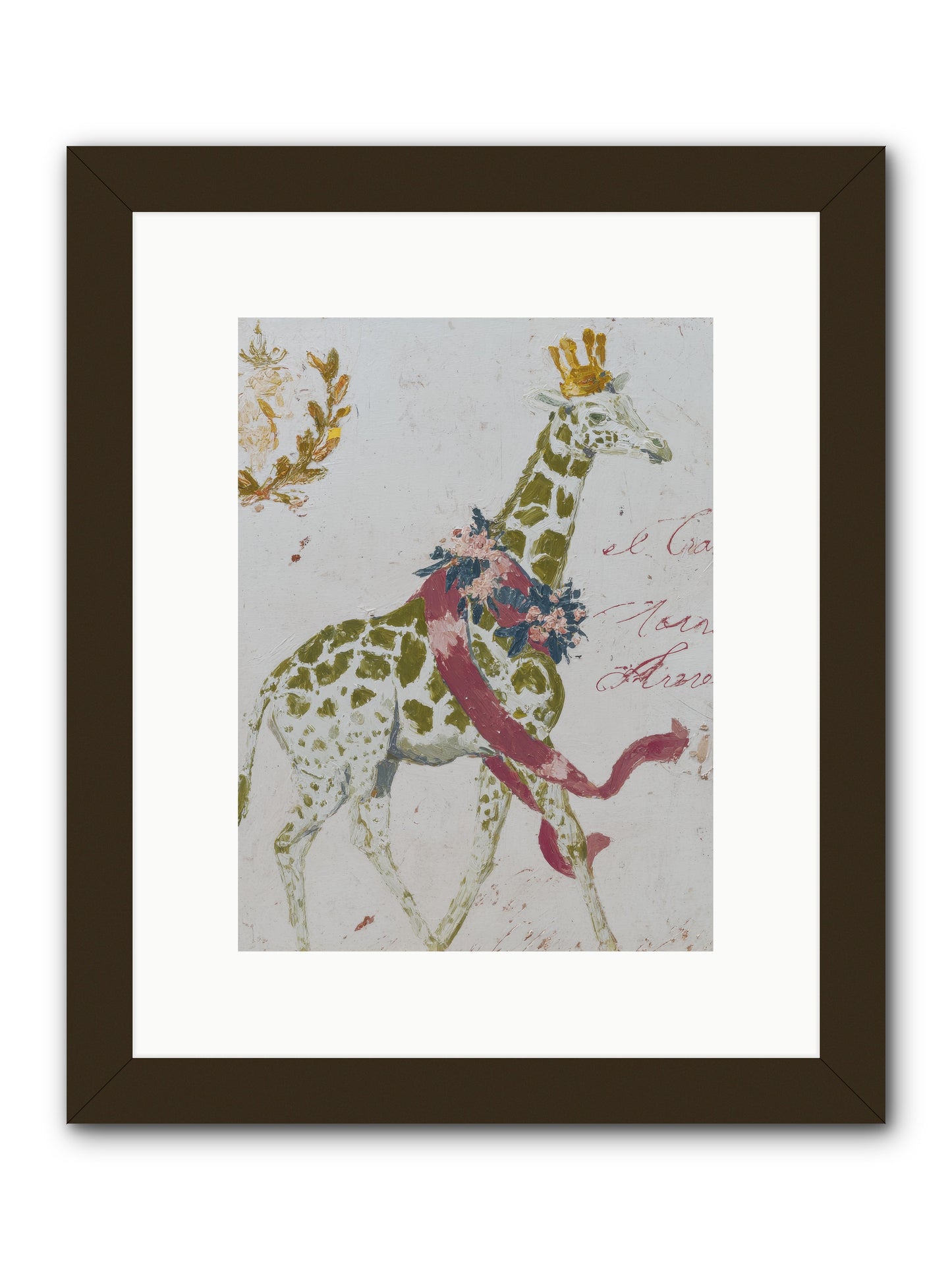 The Apricot Affair -- Framed Print - Black 9x12