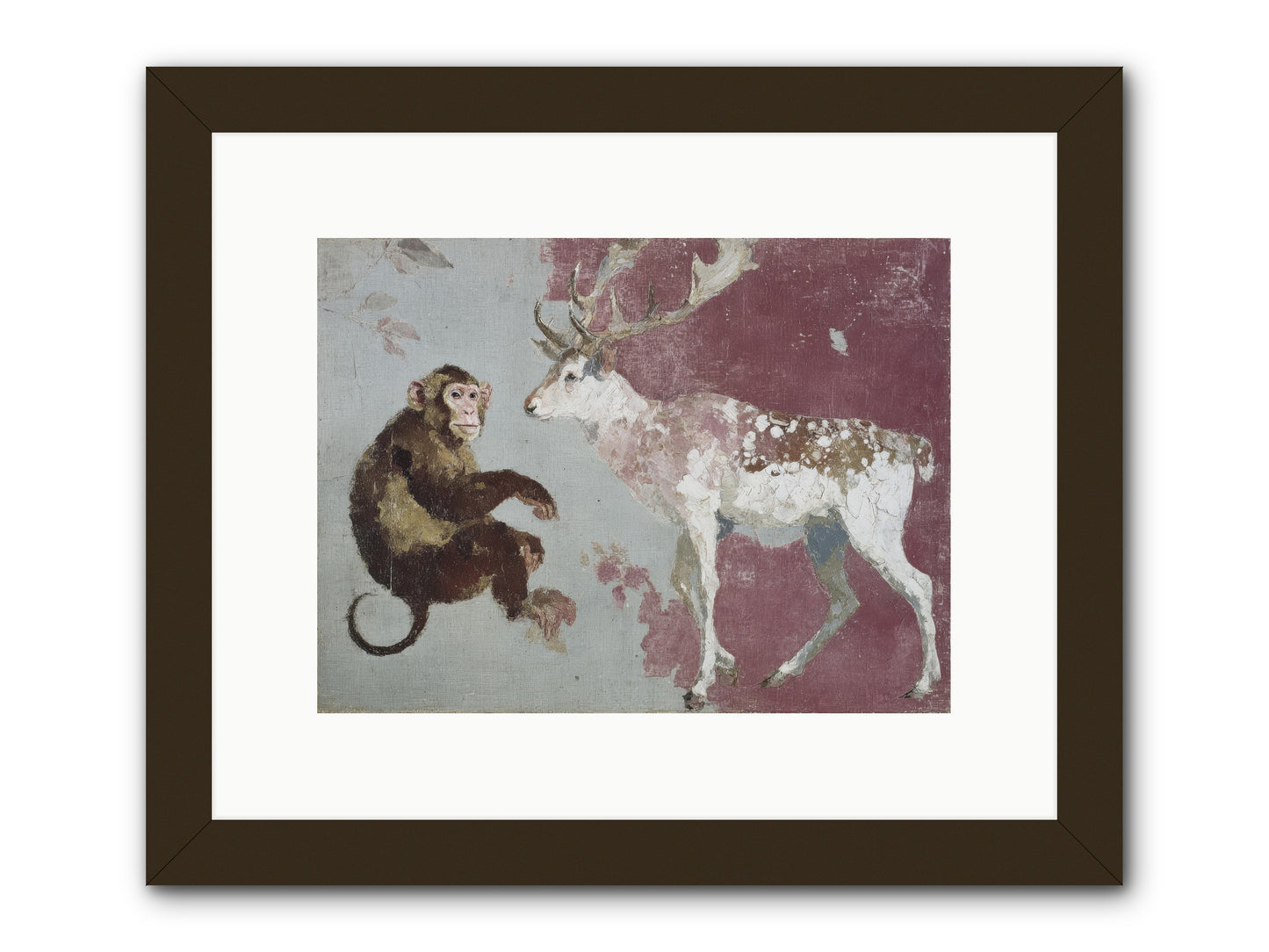 The Apricot Etiquette -- Framed Print - Black 12x9