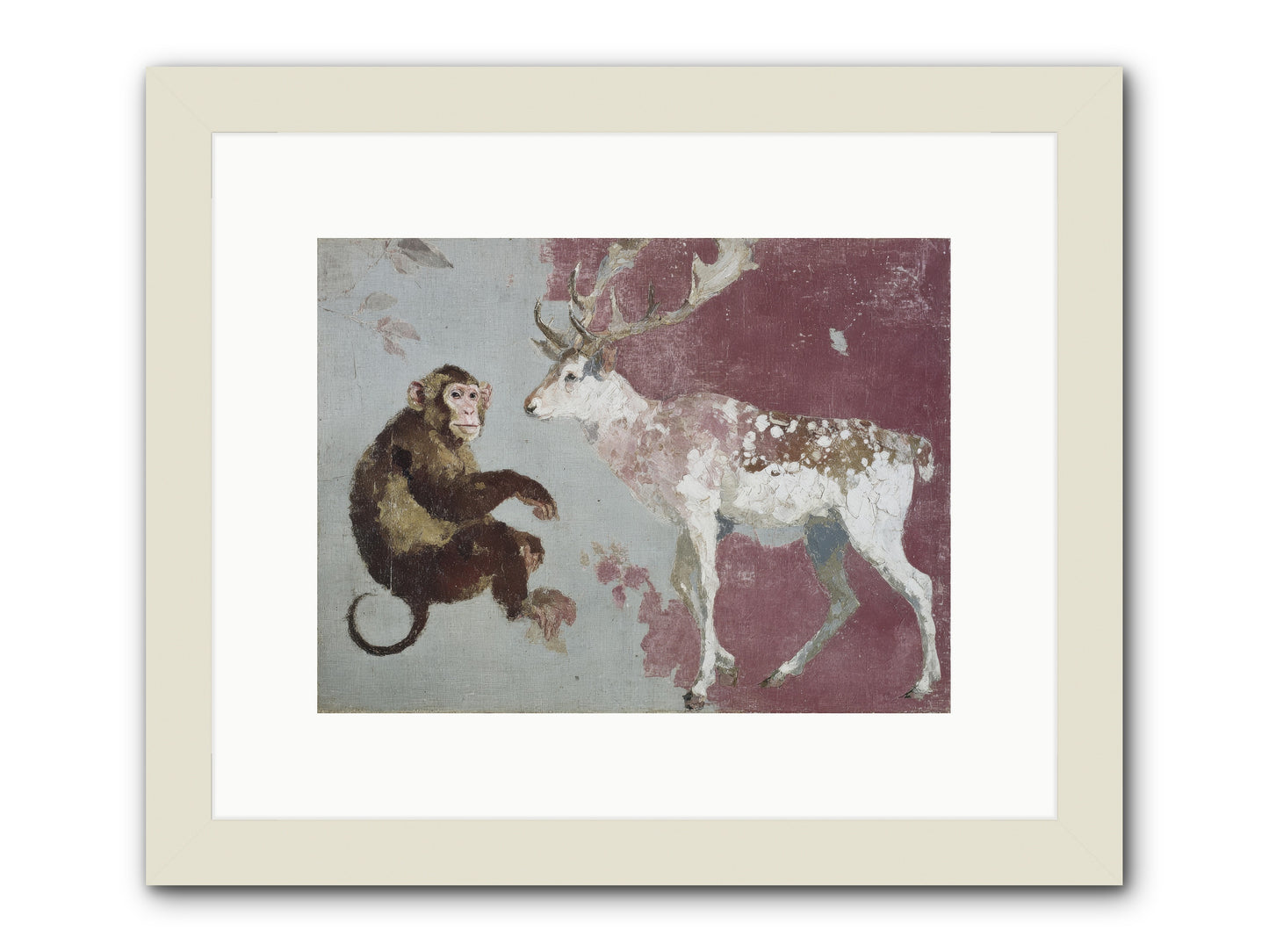 The Apricot Etiquette -- Framed Print - White 12x9