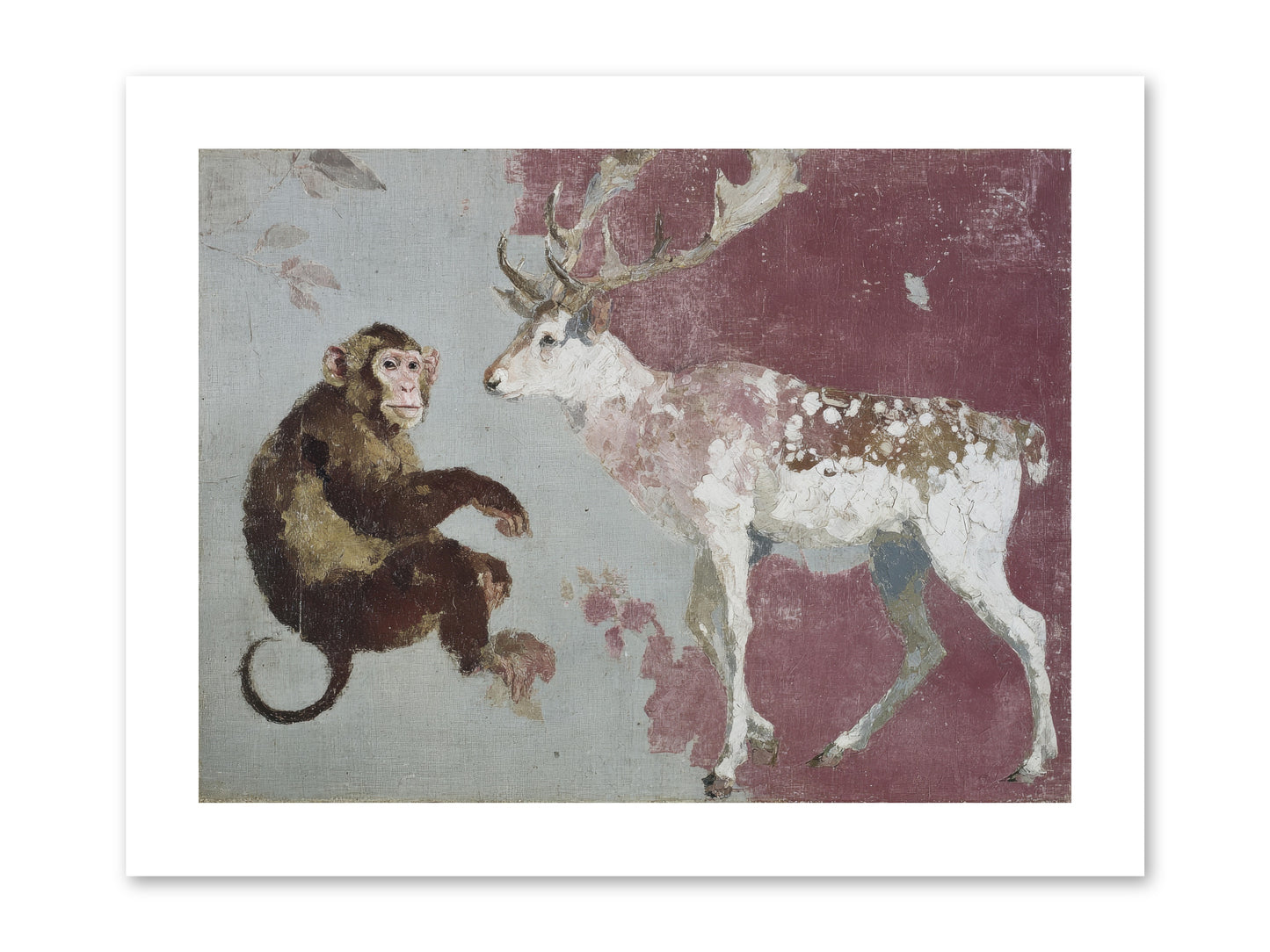 The Apricot Etiquette -- Loose Canvas Print 12x9