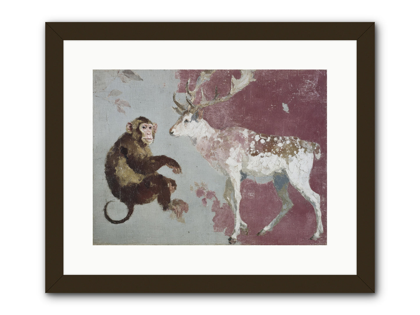 The Apricot Etiquette -- Framed Print - Black 16x12