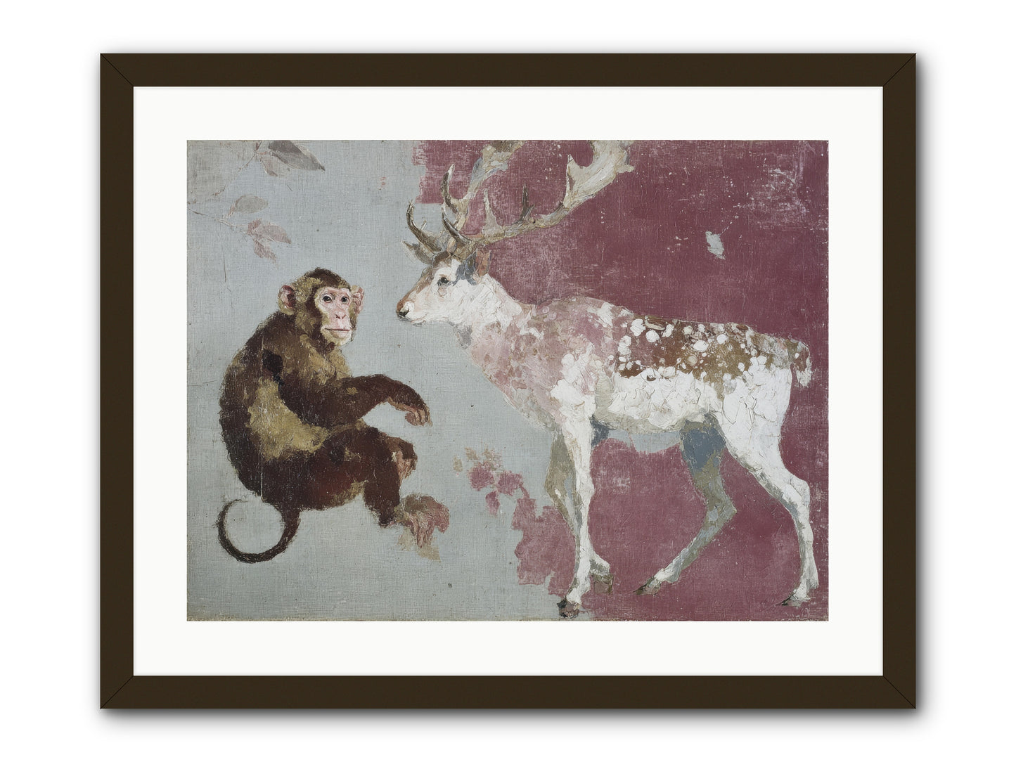 The Apricot Etiquette -- Framed Print - Black 24x18