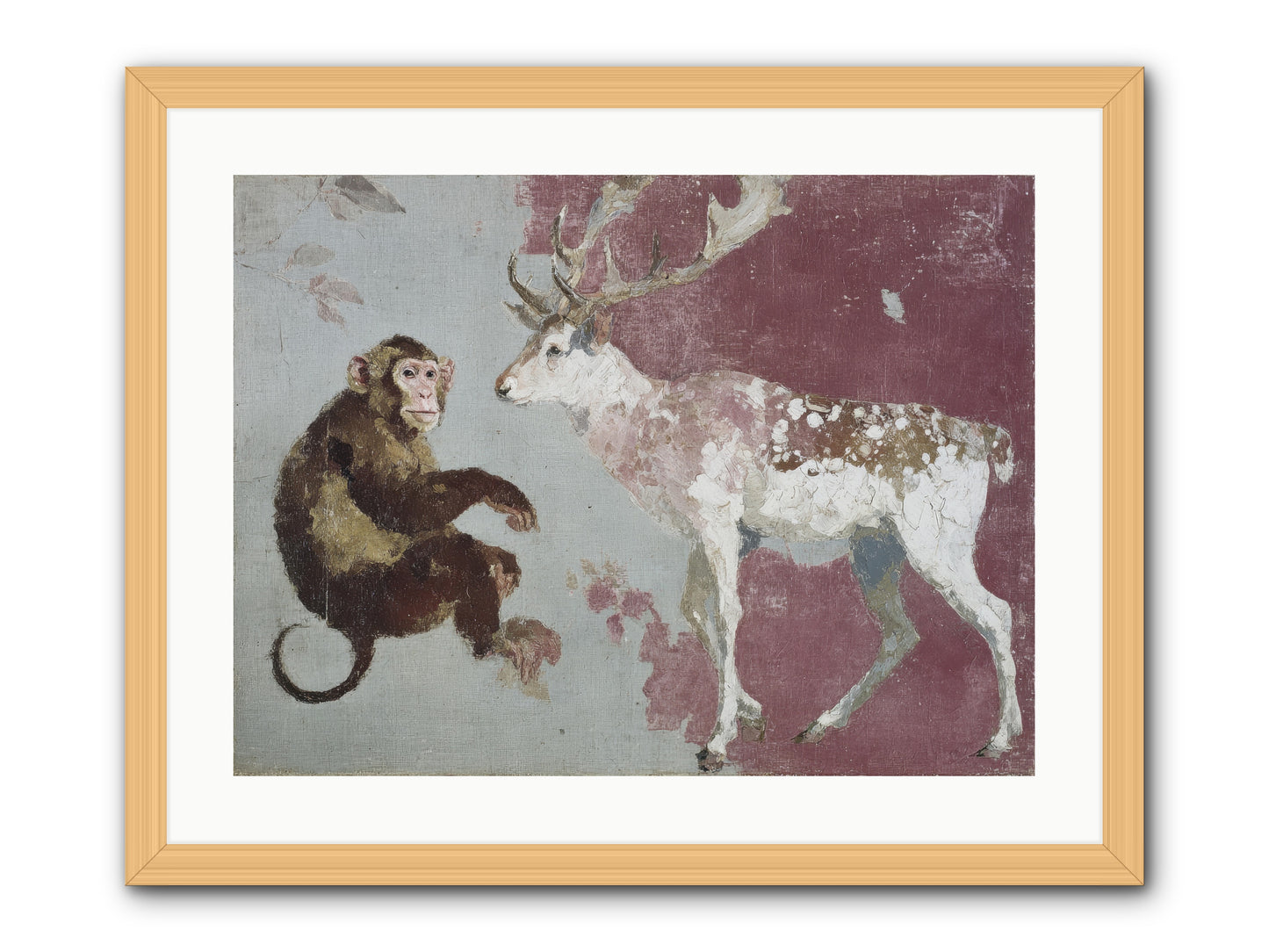 The Apricot Etiquette -- Framed Print - Natural 24x18