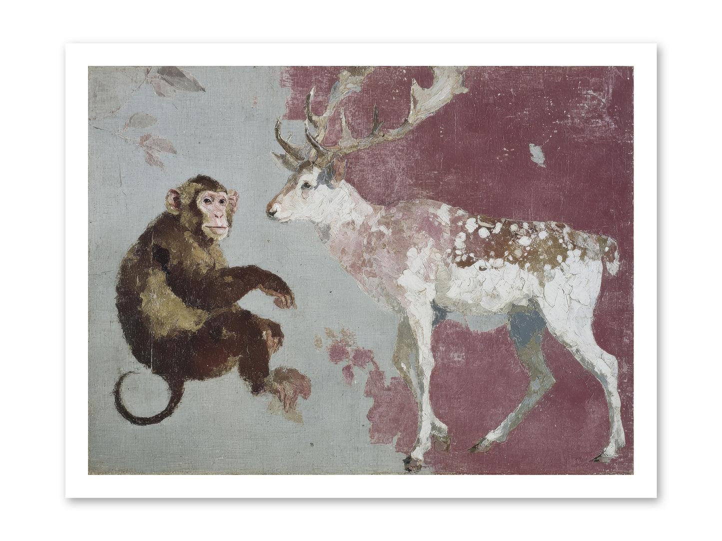The Apricot Etiquette -- Loose Canvas Print 24x18