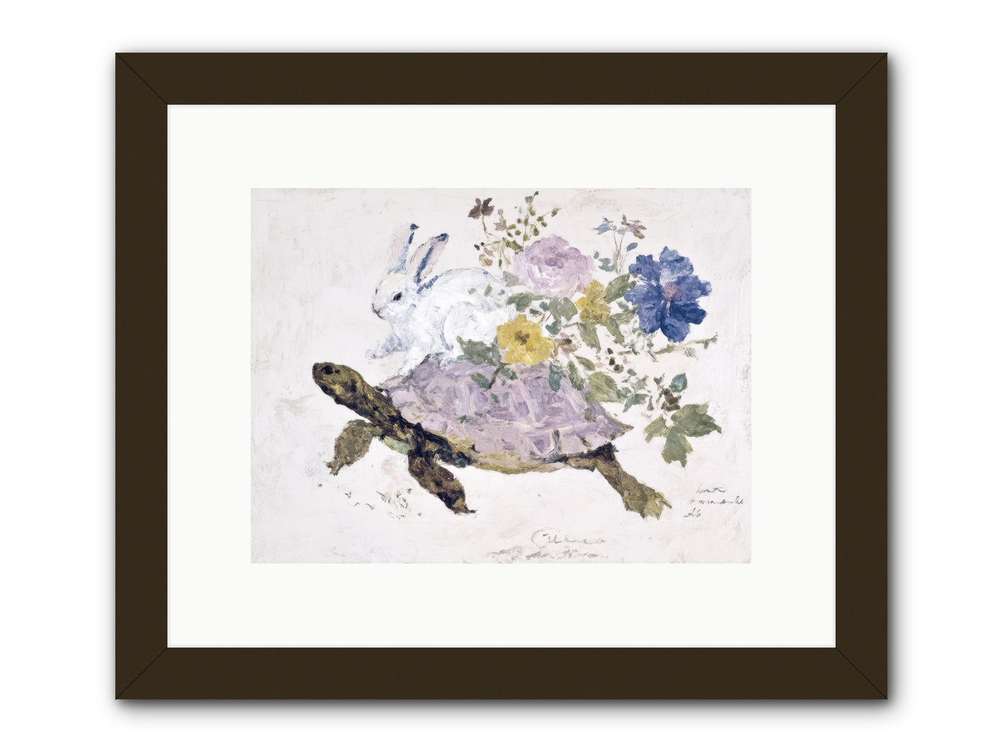 The Architect of Honey Hours -- Framed Print - Black 12x9