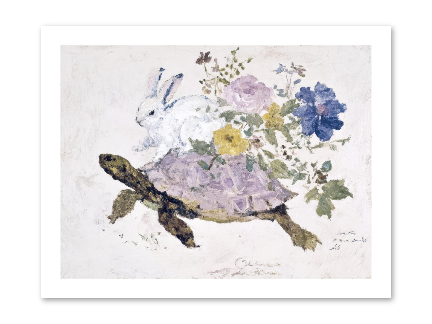 The Architect of Honey Hours -- Loose Canvas Print 16x12