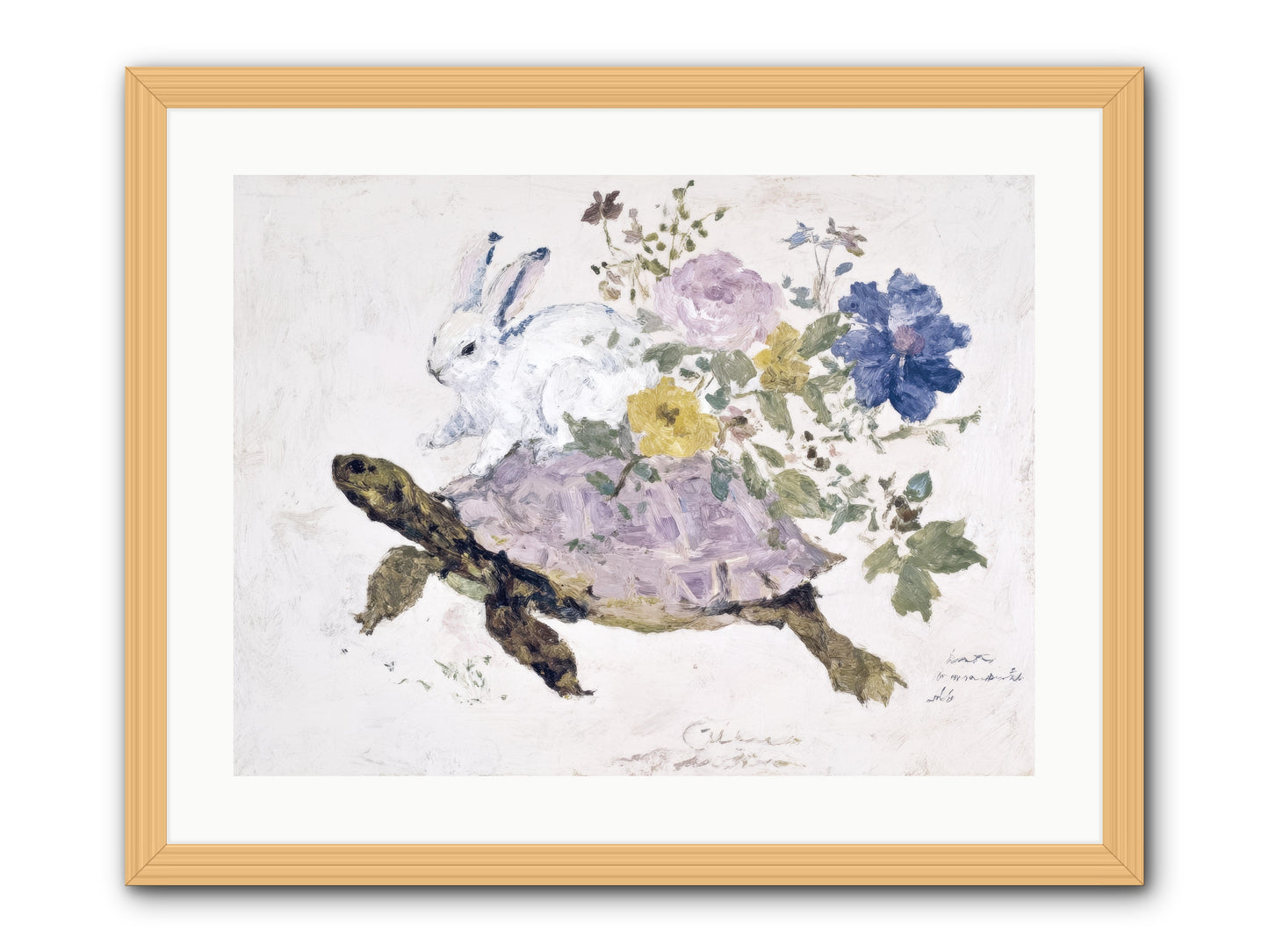 The Architect of Honey Hours -- Framed Print - Natural 24x18