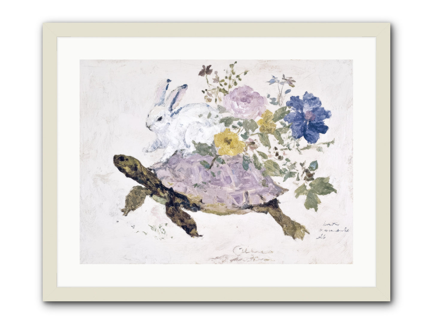 The Architect of Honey Hours -- Framed Print - White 24x18