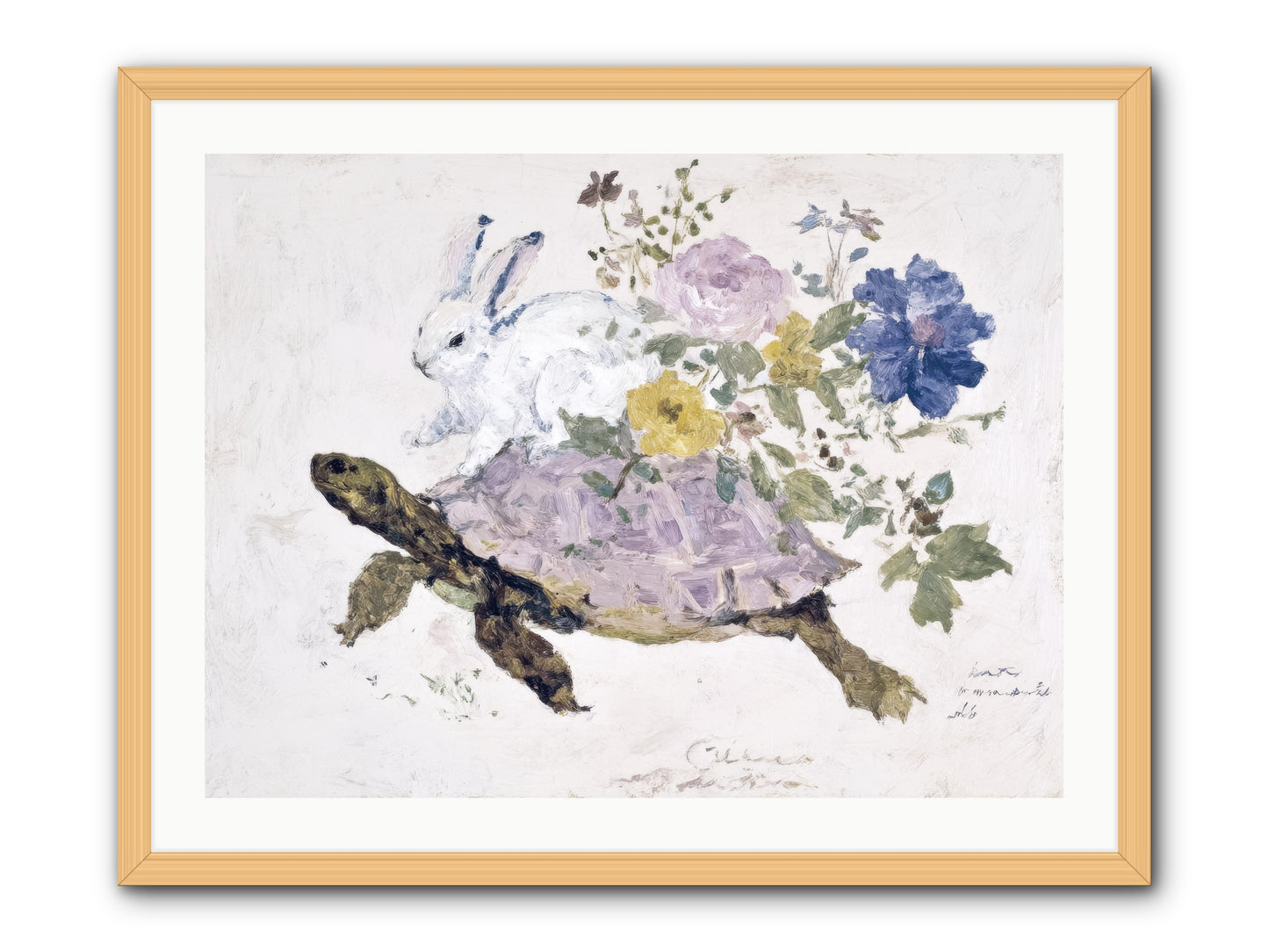 The Architect of Honey Hours -- Framed Print - Natural 32x24