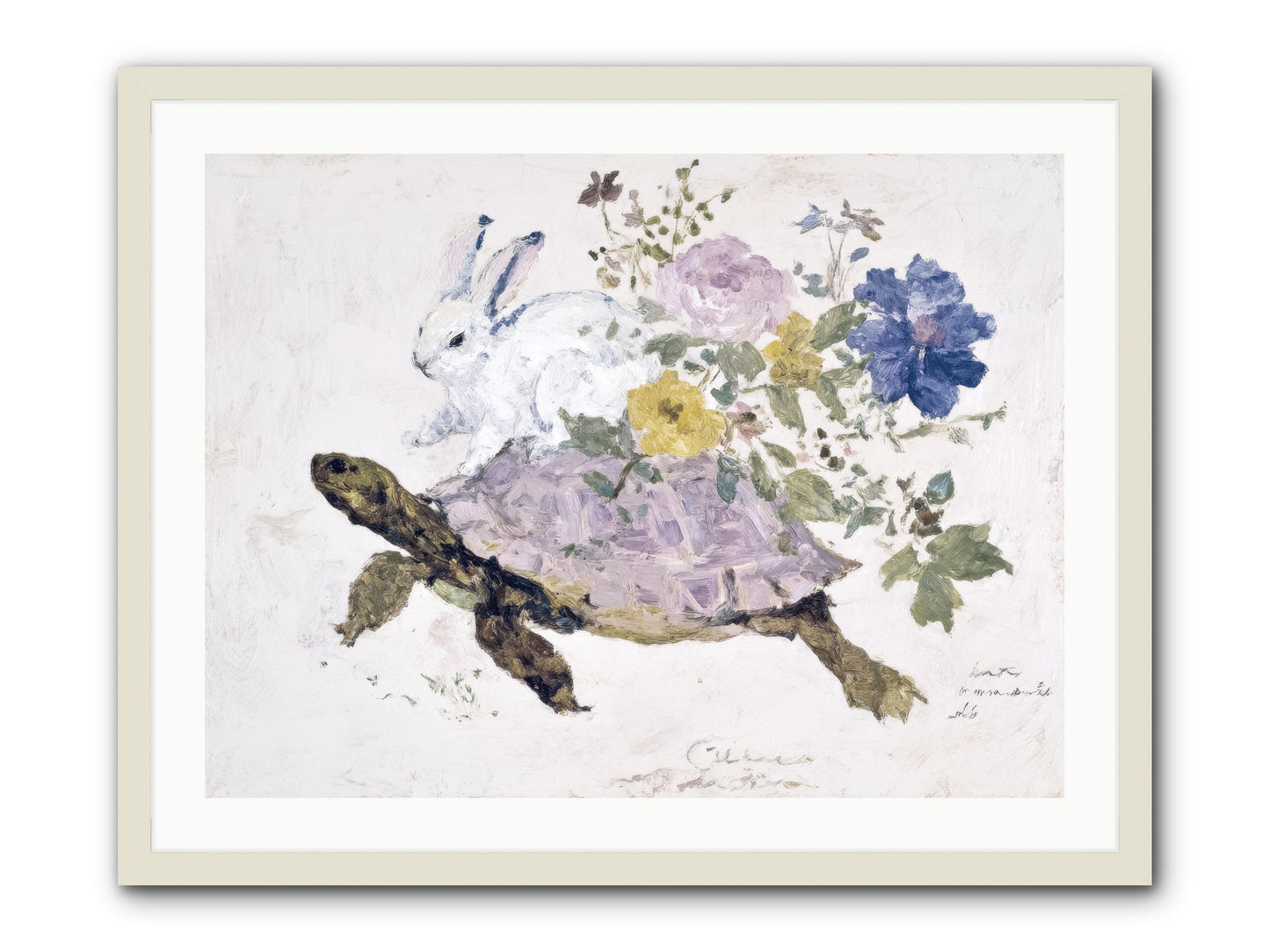 The Architect of Honey Hours -- Framed Print - White 32x24