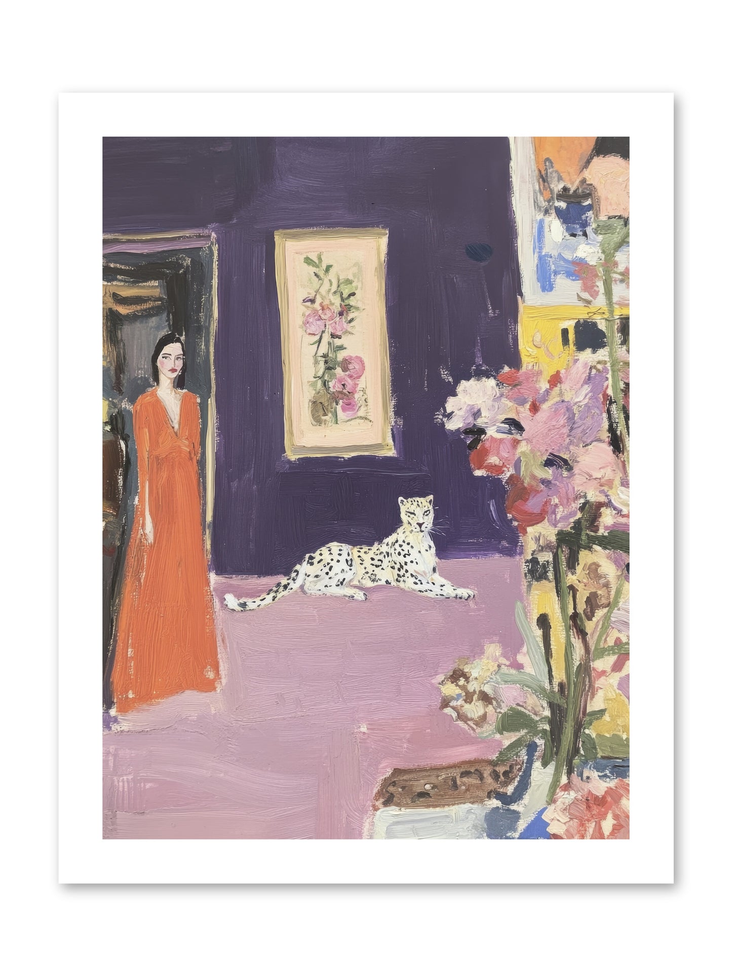 The Art Of Beautiful Waiting -- Loose Canvas Print 12x16