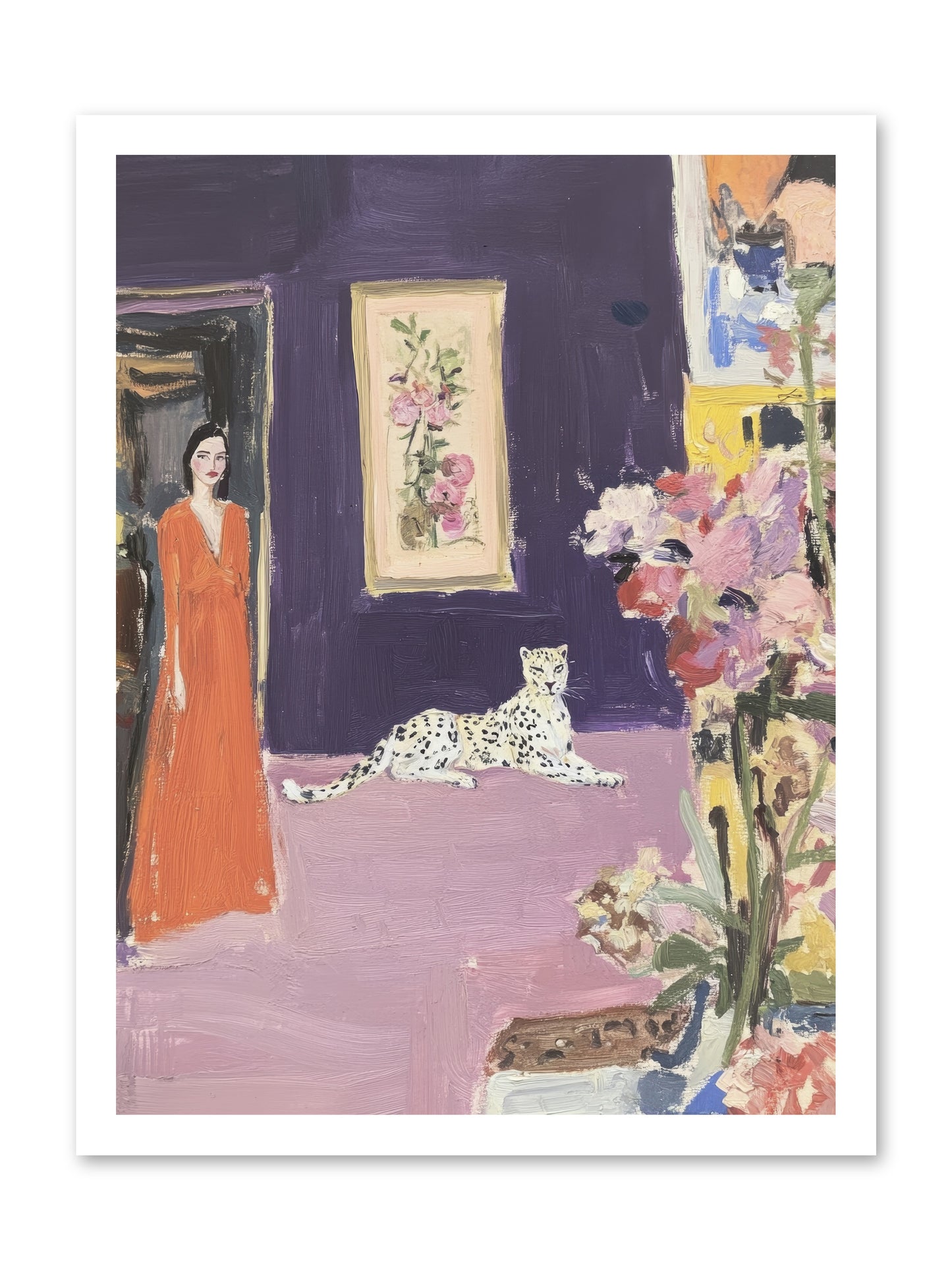 The Art Of Beautiful Waiting -- Loose Canvas Print 18x24