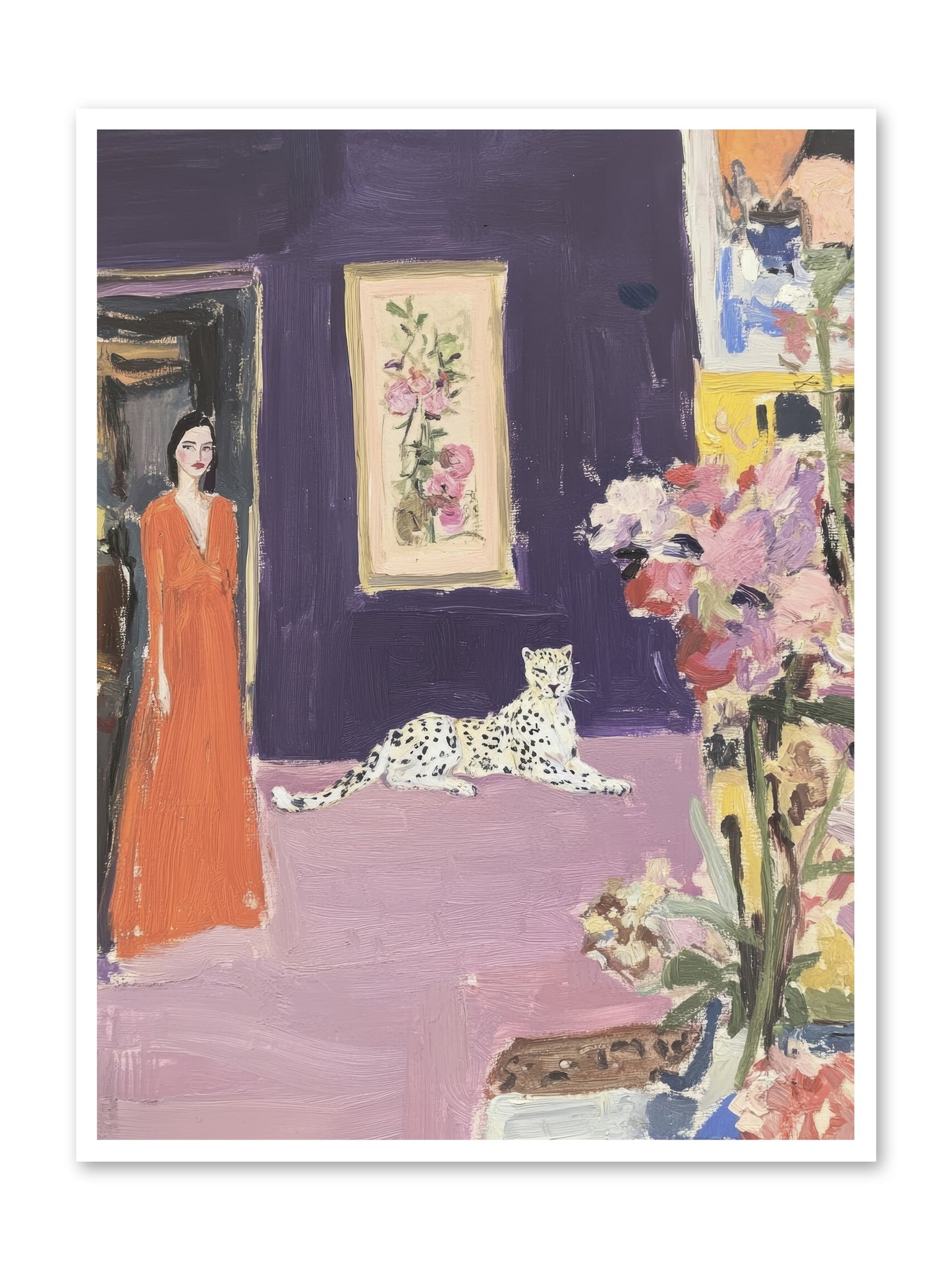 The Art Of Beautiful Waiting -- Loose Canvas Print 36x48