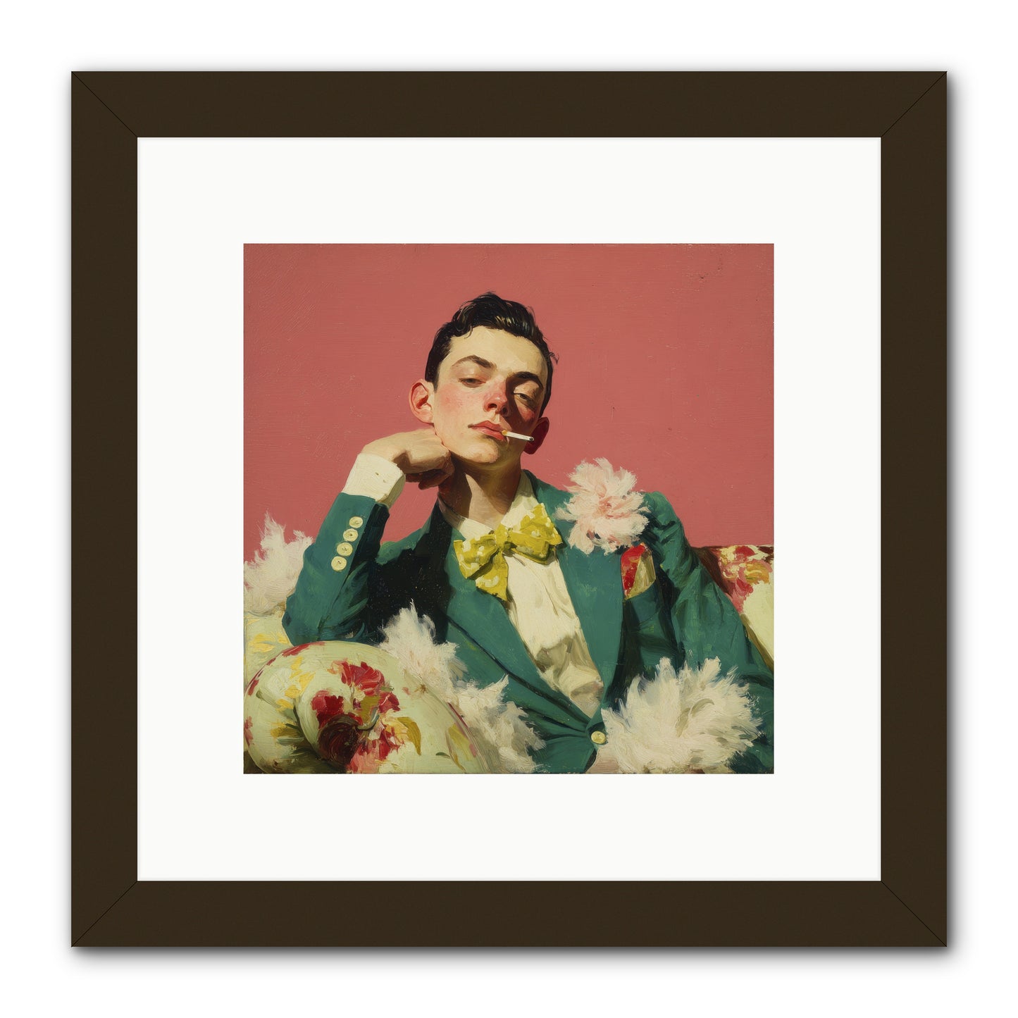 The Art of Unapologetic Pleasure -- Framed Print - Black 10x10