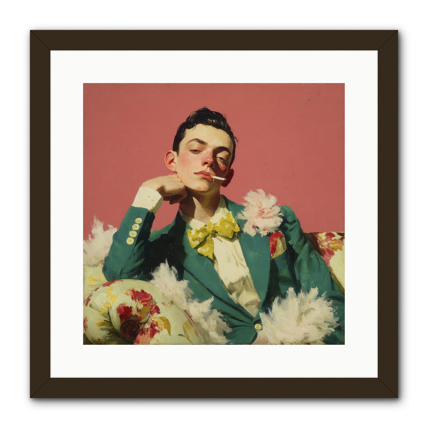 The Art of Unapologetic Pleasure -- Framed Print - Black 16x16