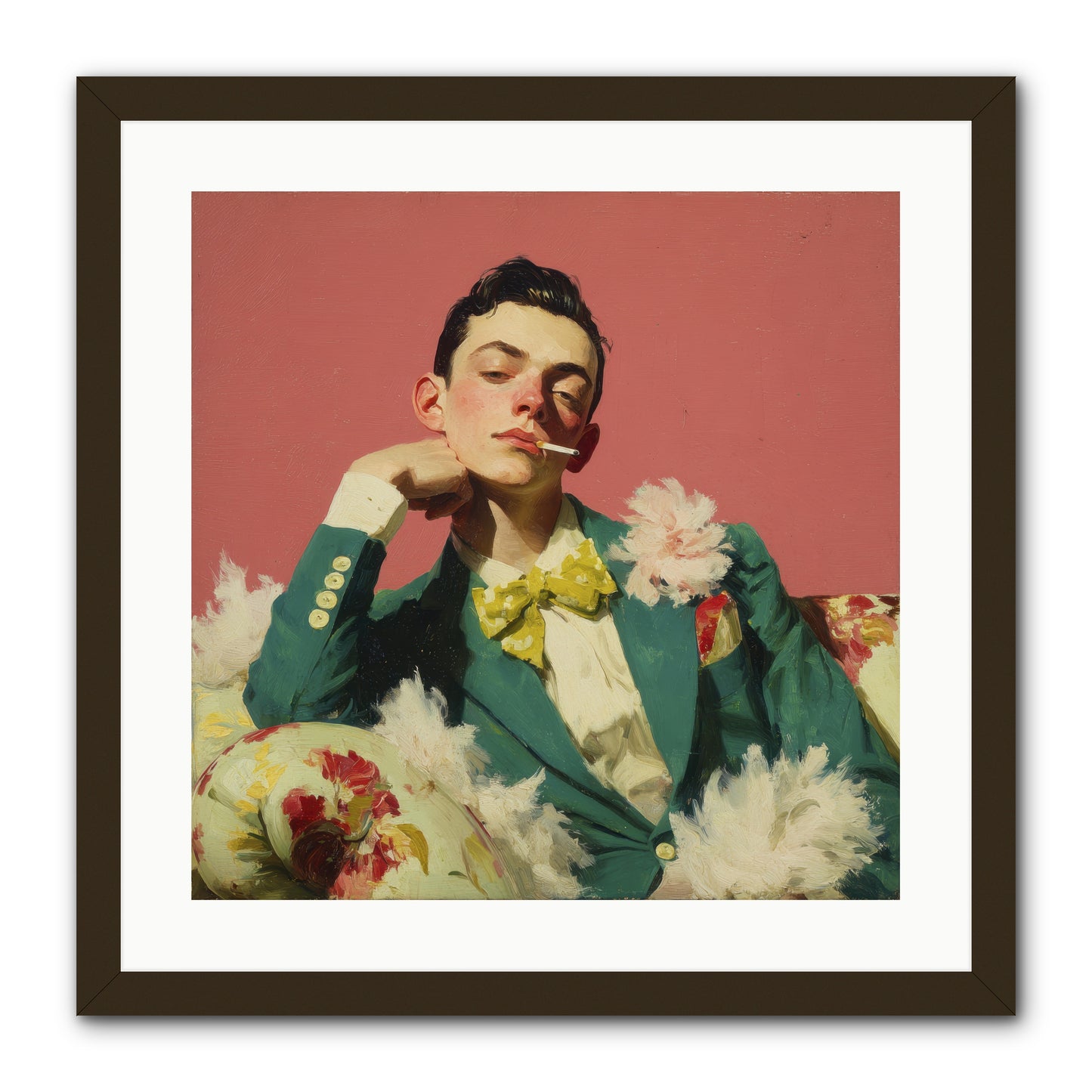 The Art of Unapologetic Pleasure -- Framed Print - Black 20x20