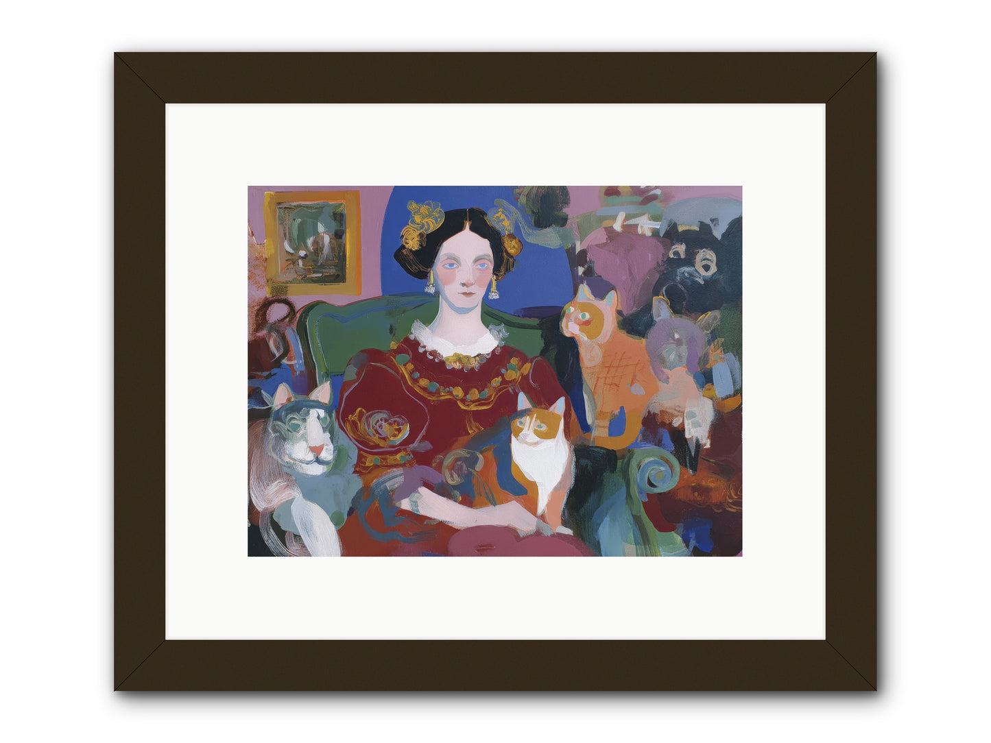 The Assembly -- Framed Print - Black 12x9