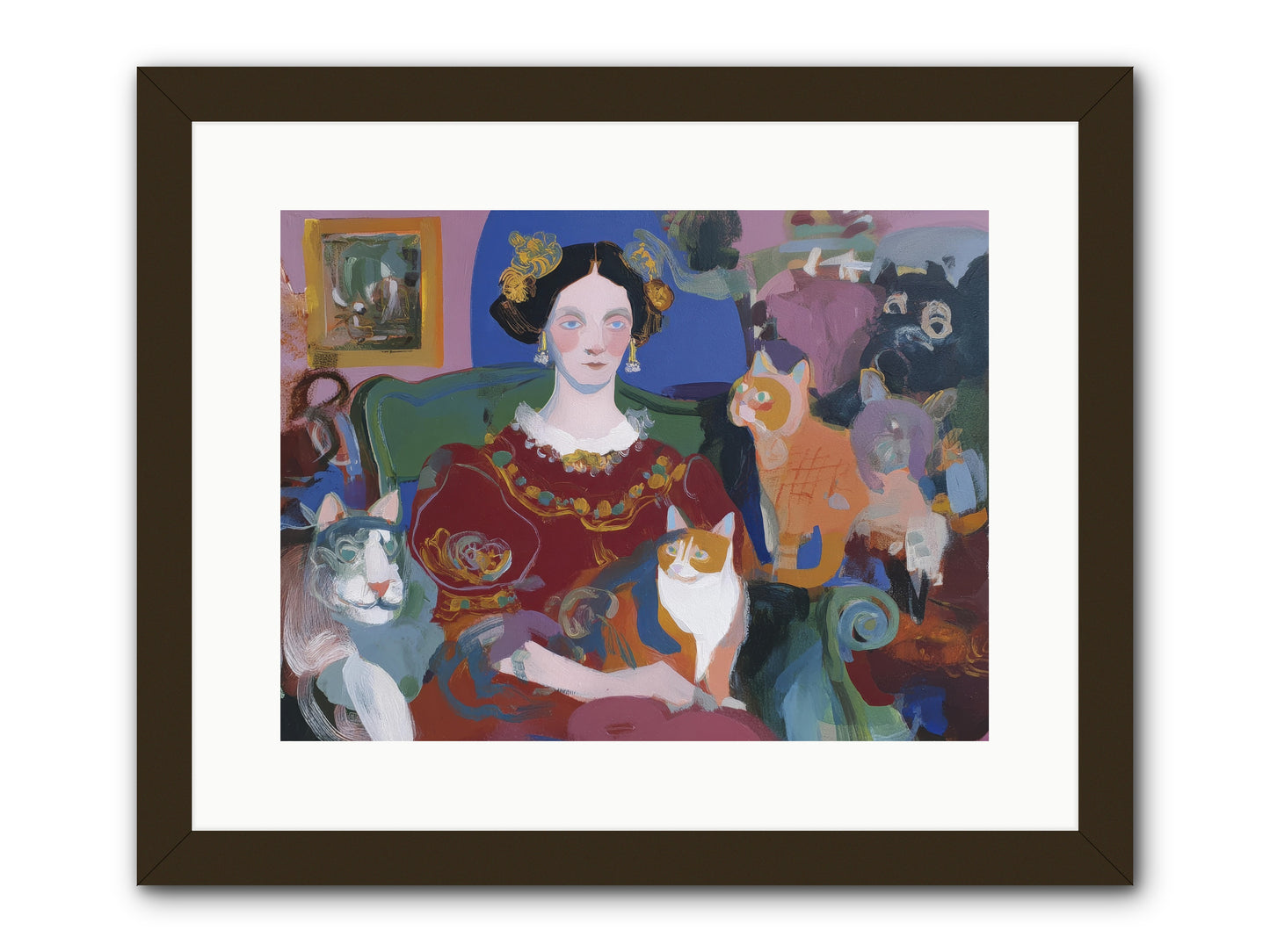 The Assembly -- Framed Print - Black 16x12