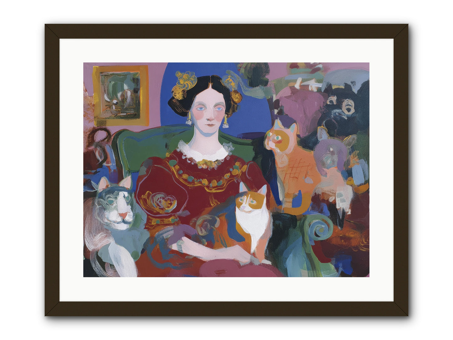 The Assembly -- Framed Print - Black 24x18