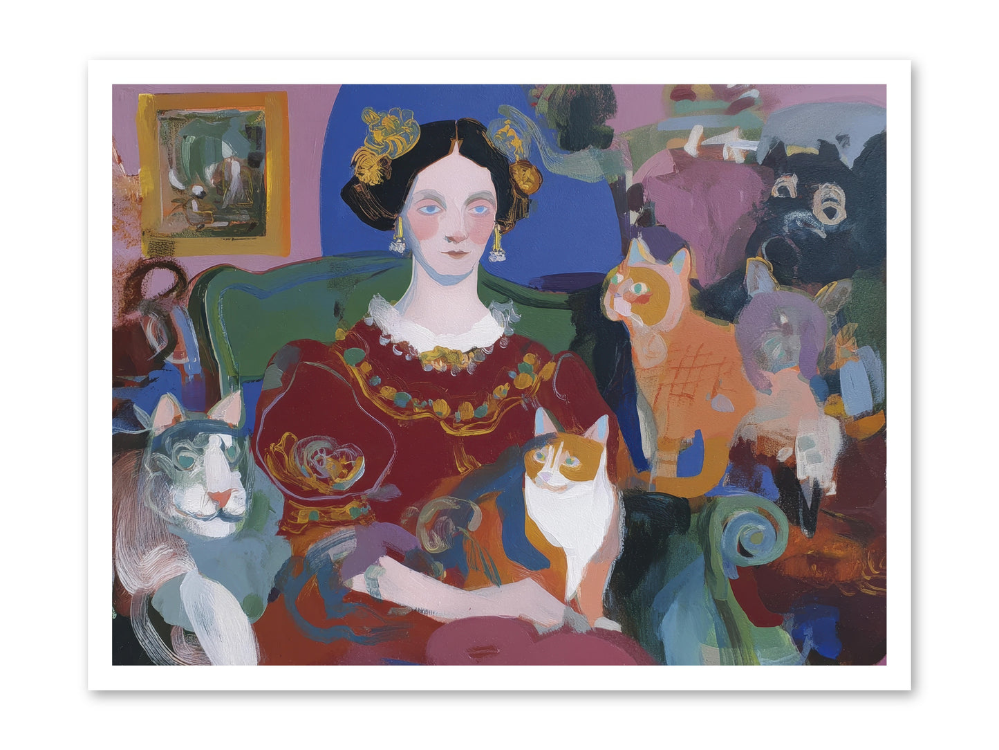 The Assembly -- Loose Canvas Print 32x24