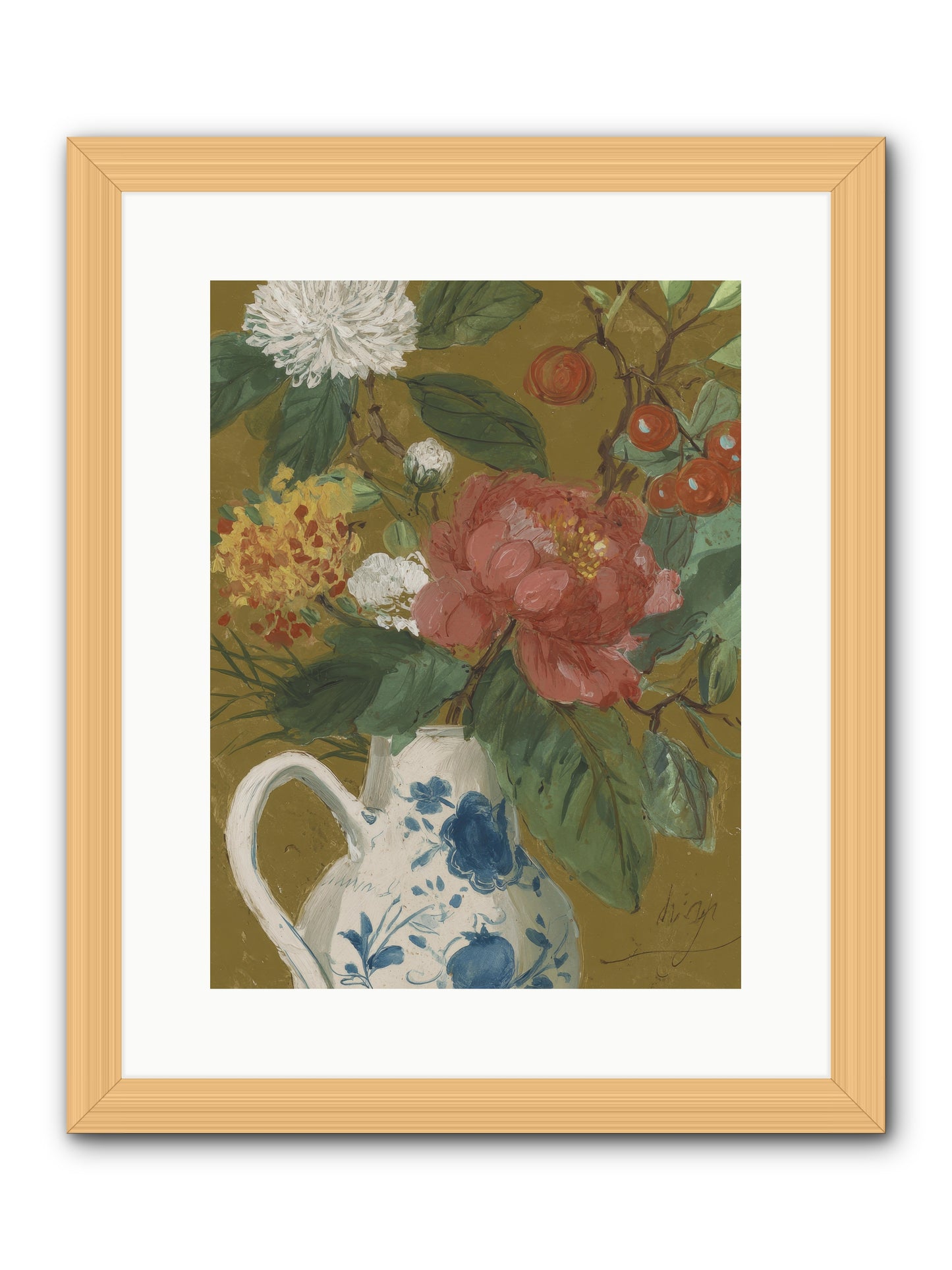 The Atelier Agenda -- Framed Print - Natural 12x16