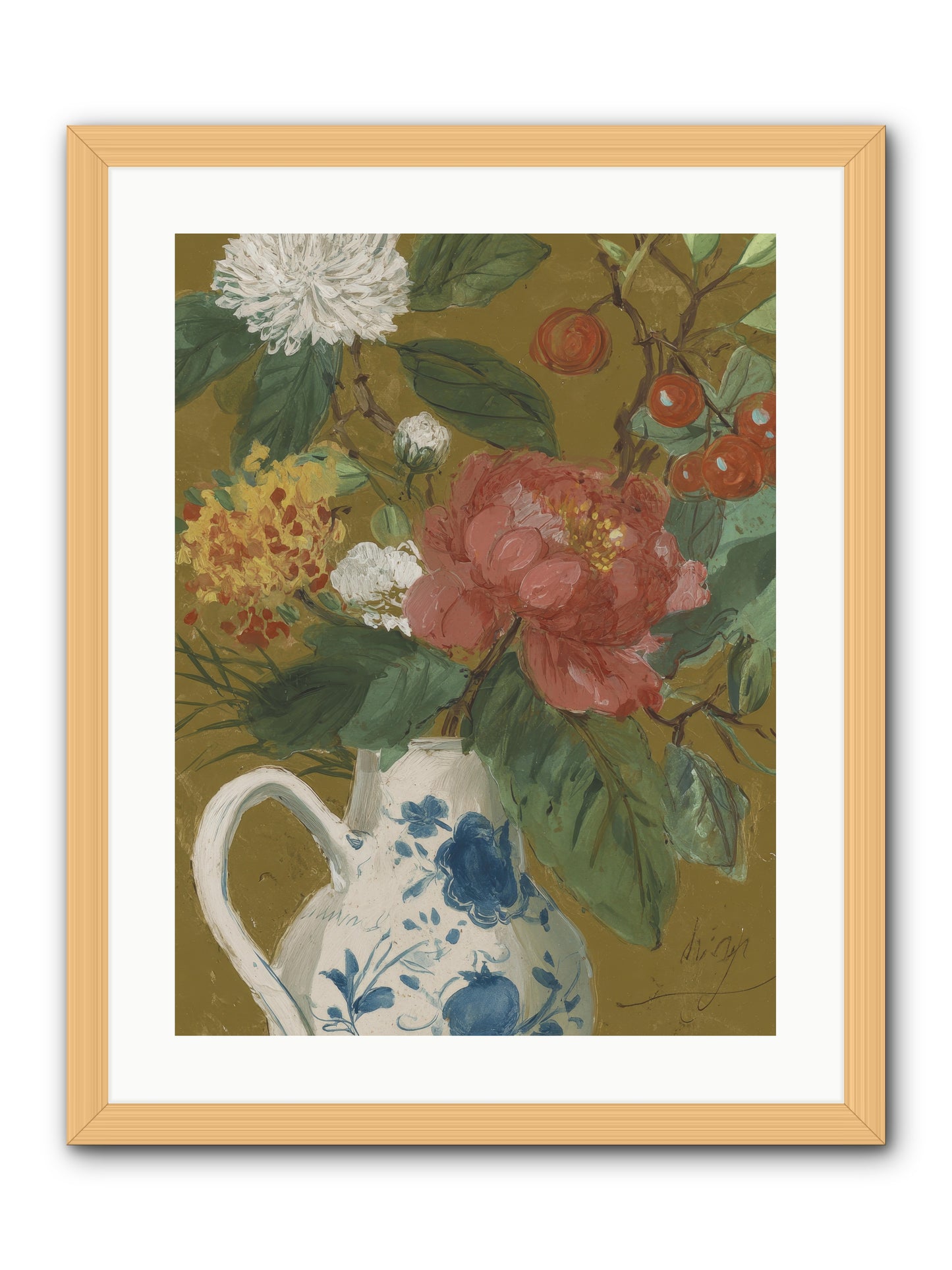 The Atelier Agenda -- Framed Print - Natural 18x24