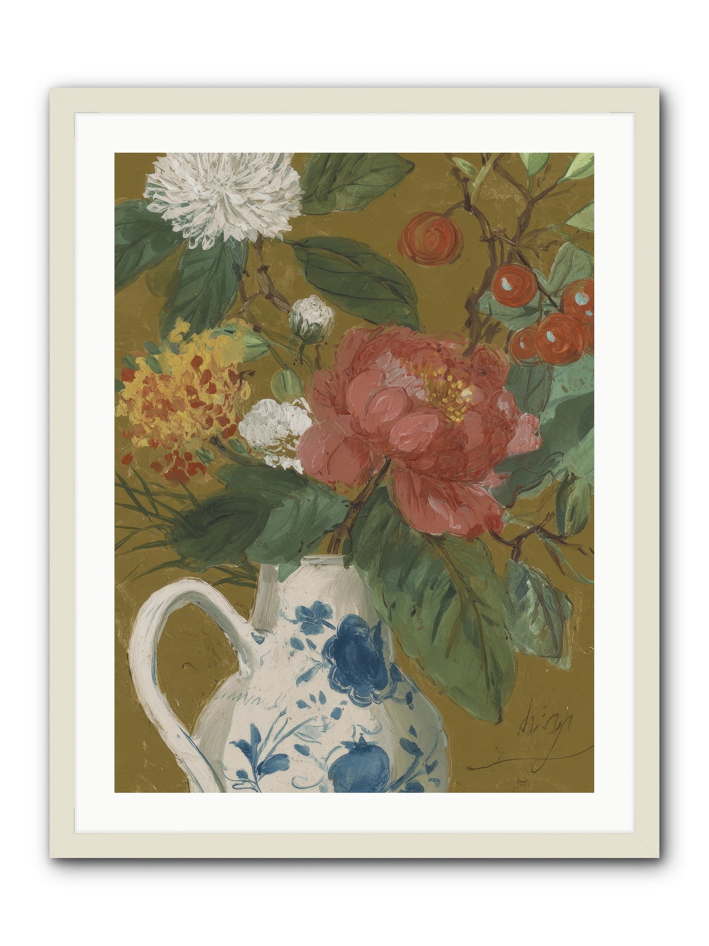 The Atelier Agenda -- Framed Print - White 24x32