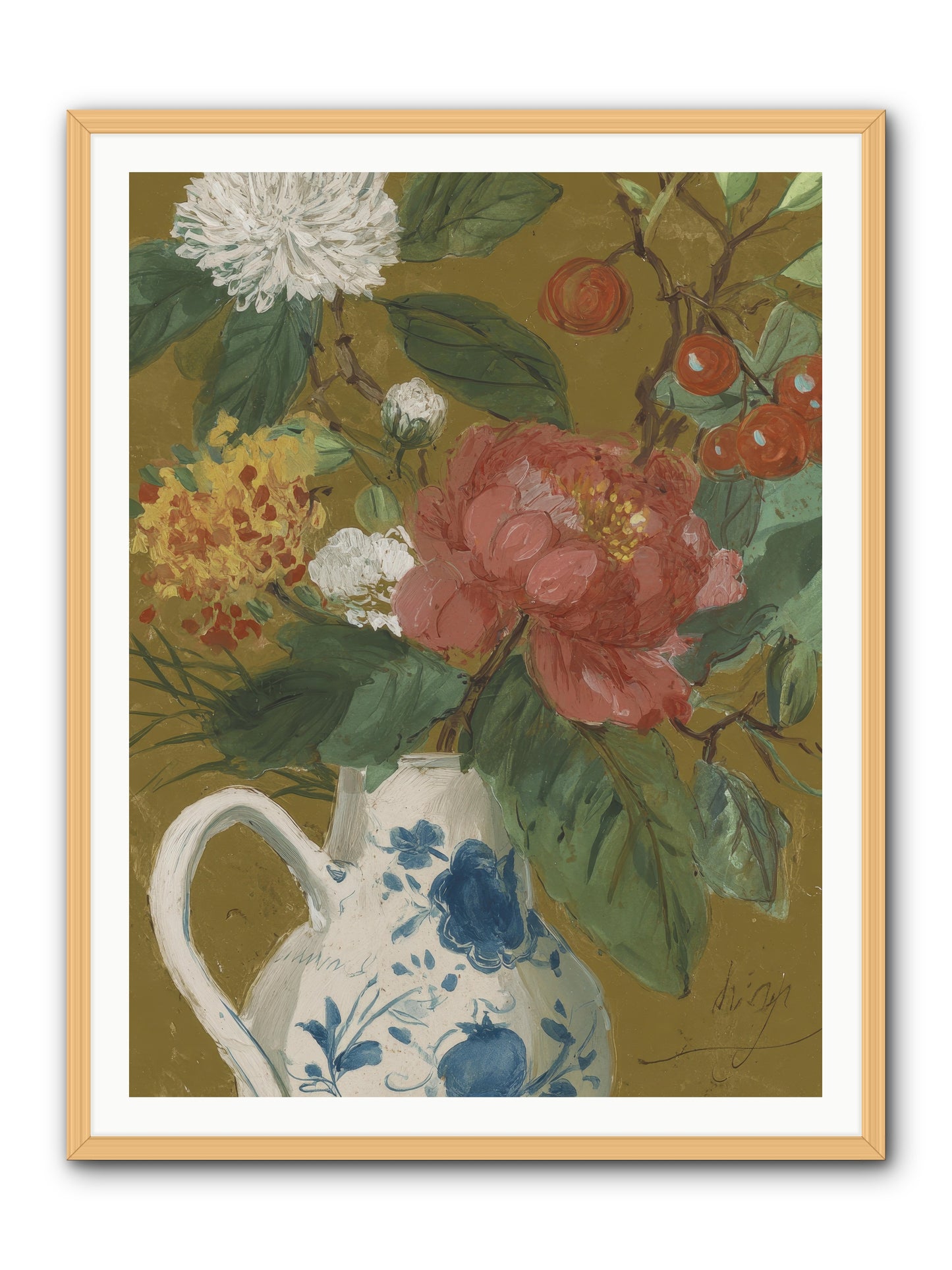 The Atelier Agenda -- Framed Print - Natural 36x48