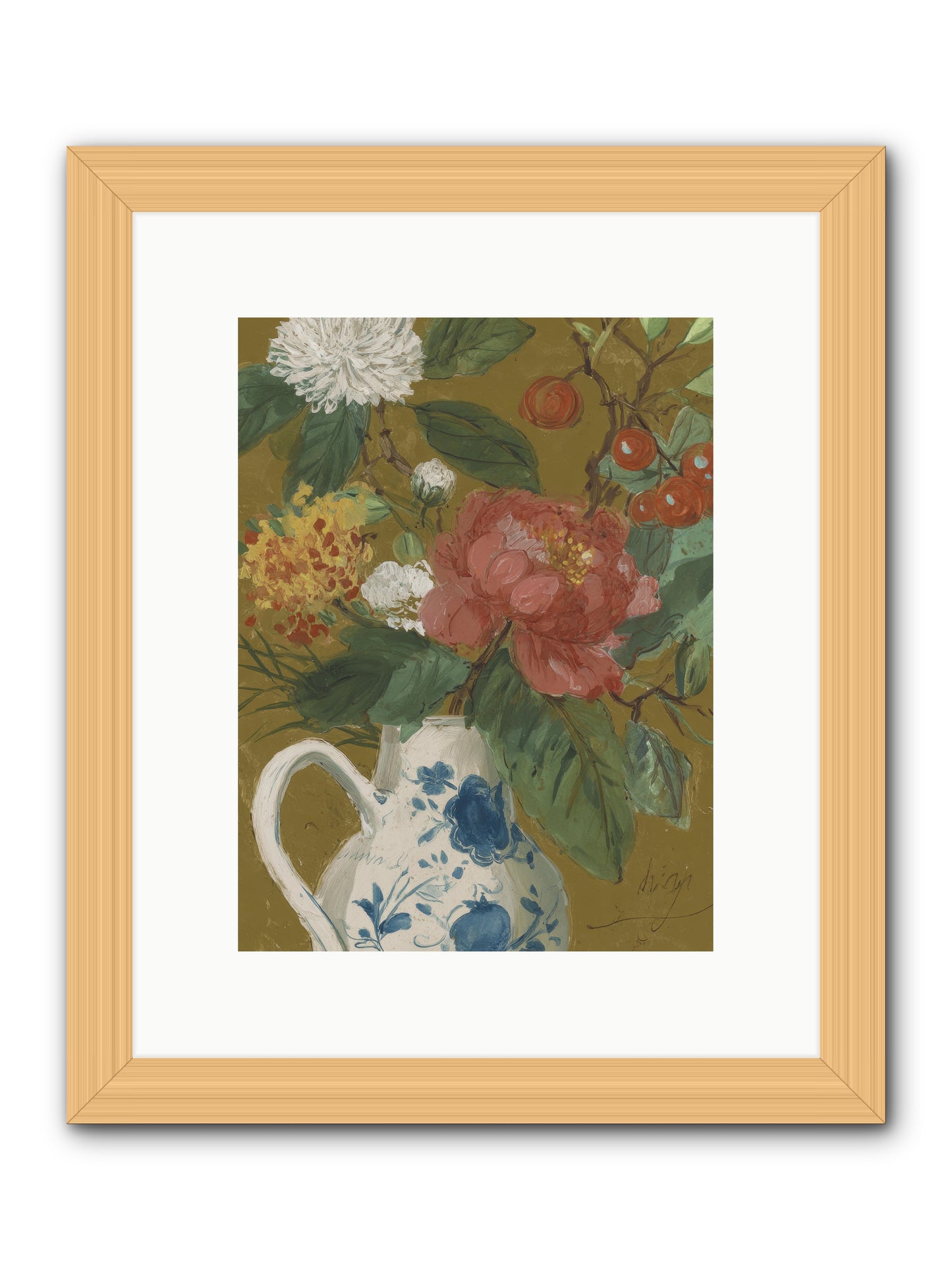 The Atelier Agenda -- Framed Print - Natural 9x12