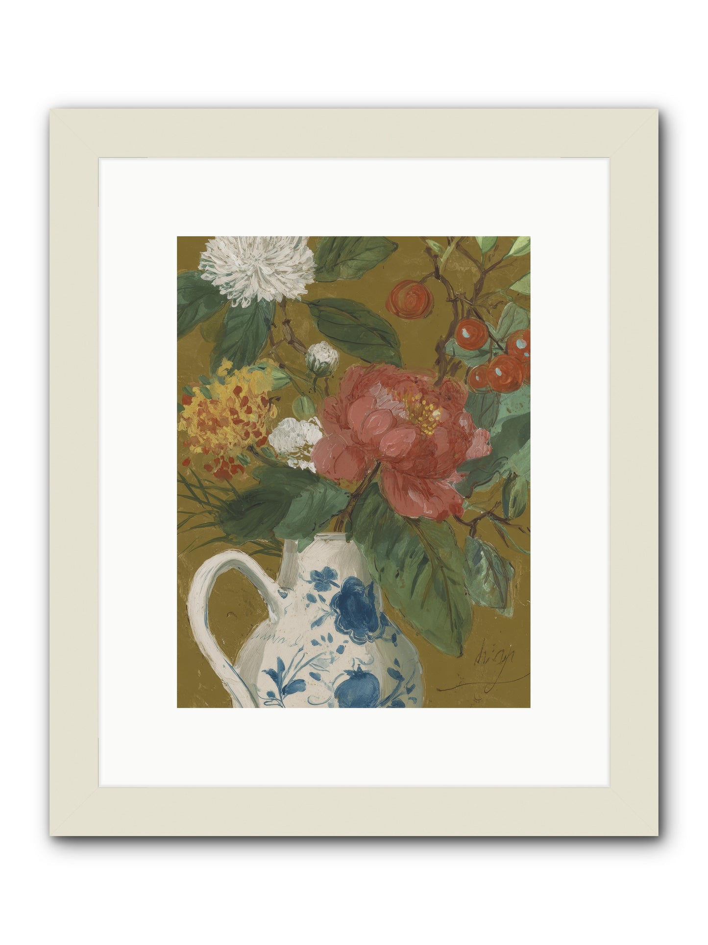 The Atelier Agenda -- Framed Print - White 9x12