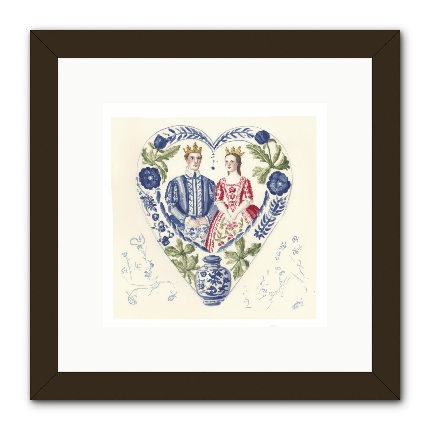 The Atlas Of Us -- Framed Print - Black 10x10