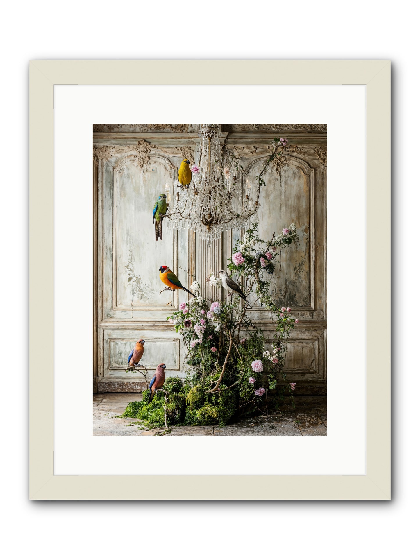 The Audacious Chorale -- Framed Print - White 12x16