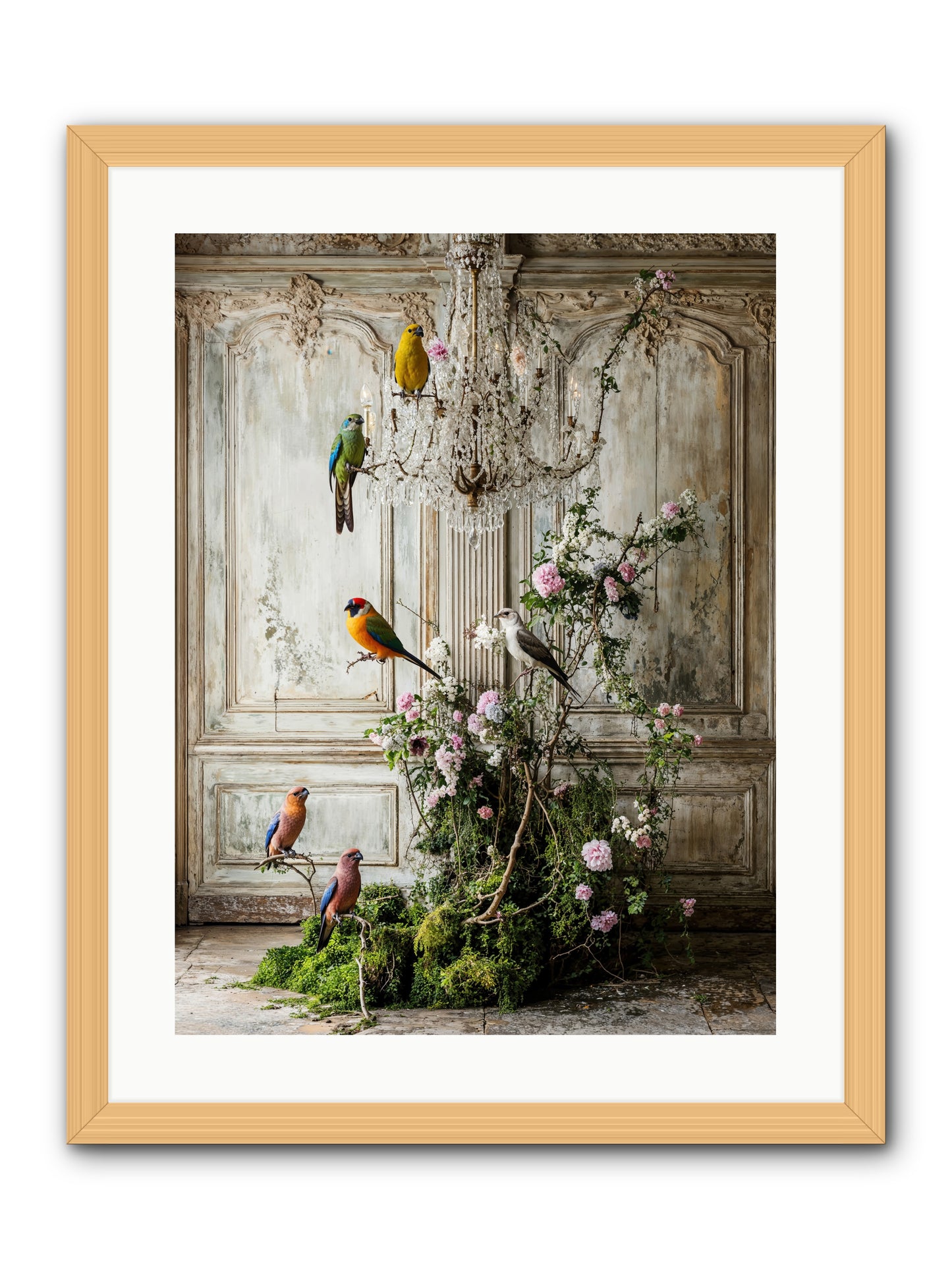 The Audacious Chorale -- Framed Print - Natural 18x24