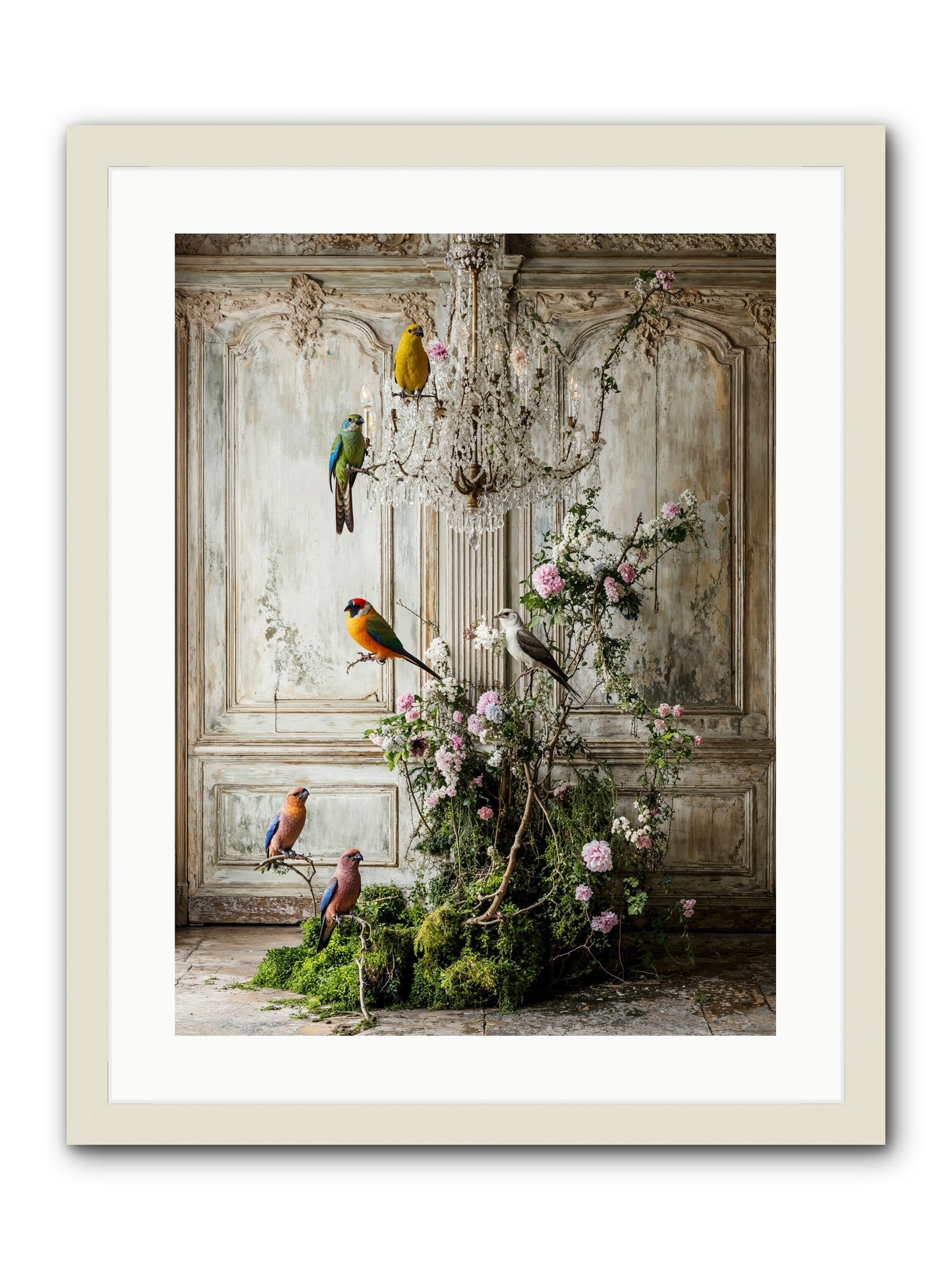 The Audacious Chorale -- Framed Print - White 18x24