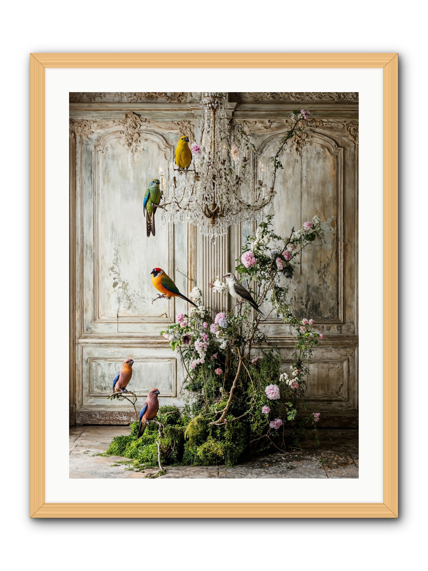 The Audacious Chorale -- Framed Print - Natural 24x32