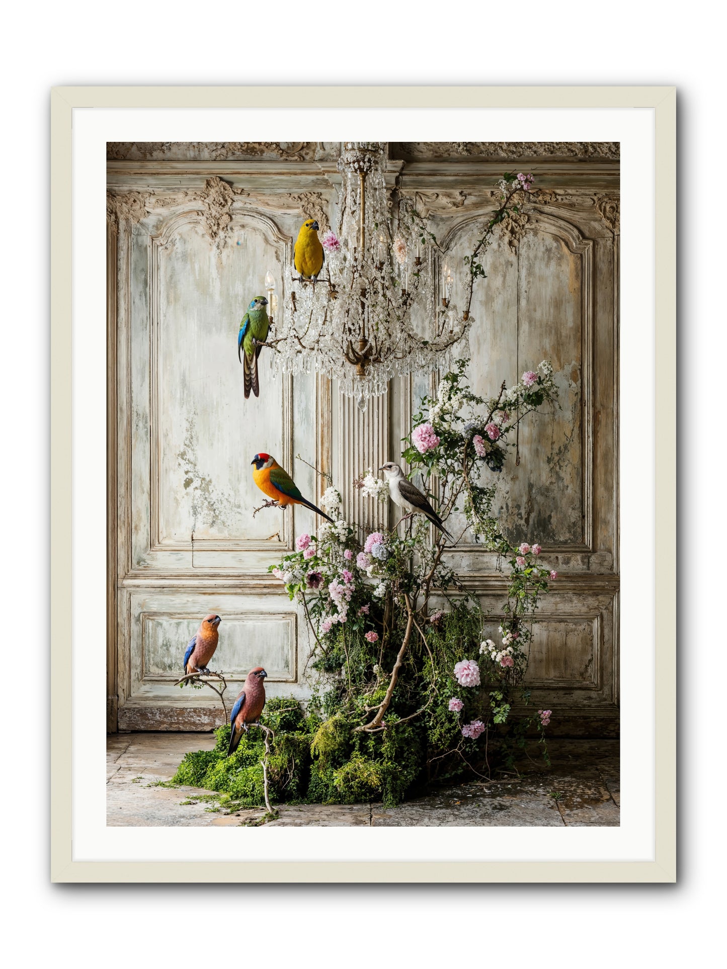 The Audacious Chorale -- Framed Print - White 30x40