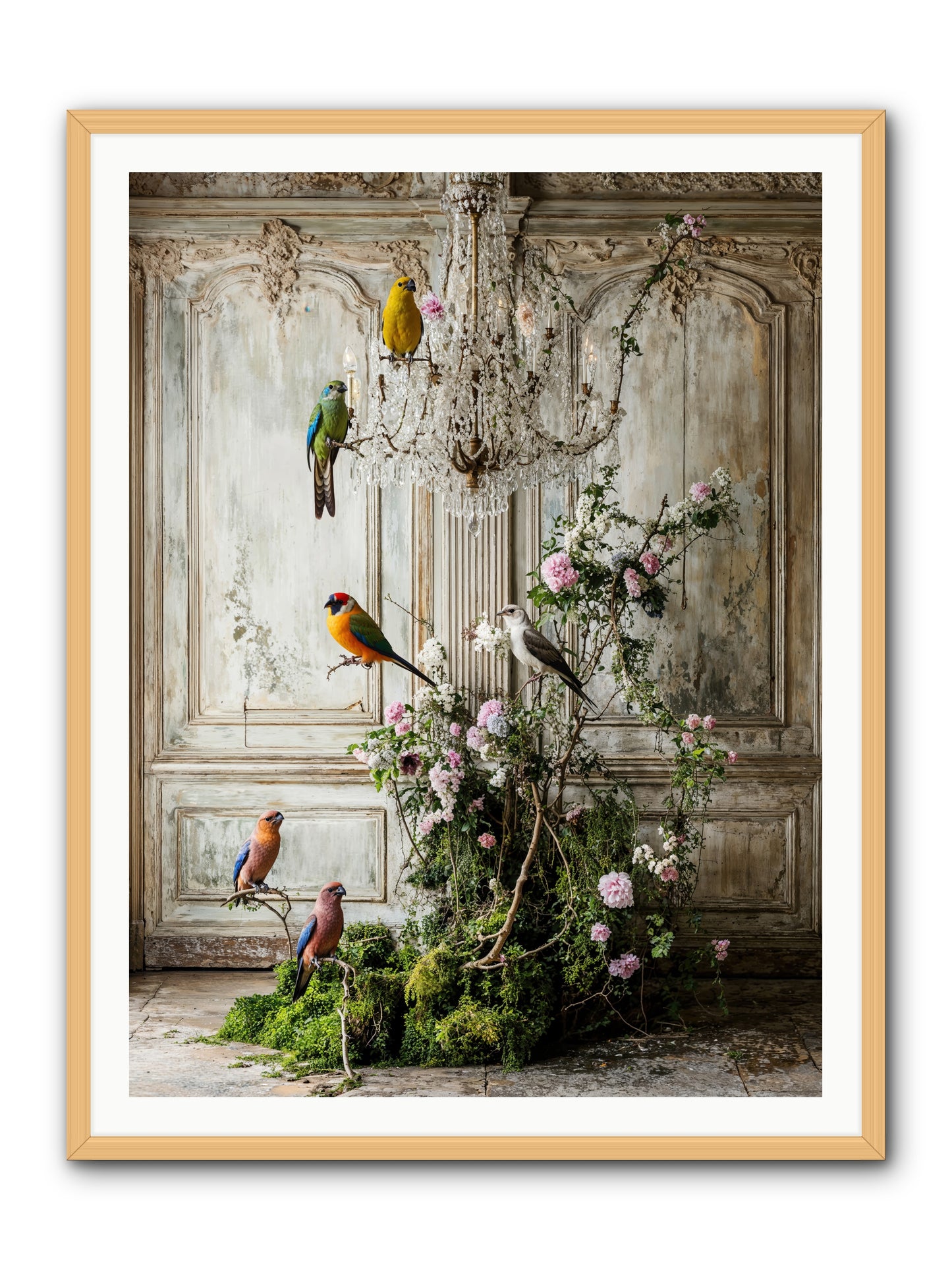 The Audacious Chorale -- Framed Print - Natural 36x48