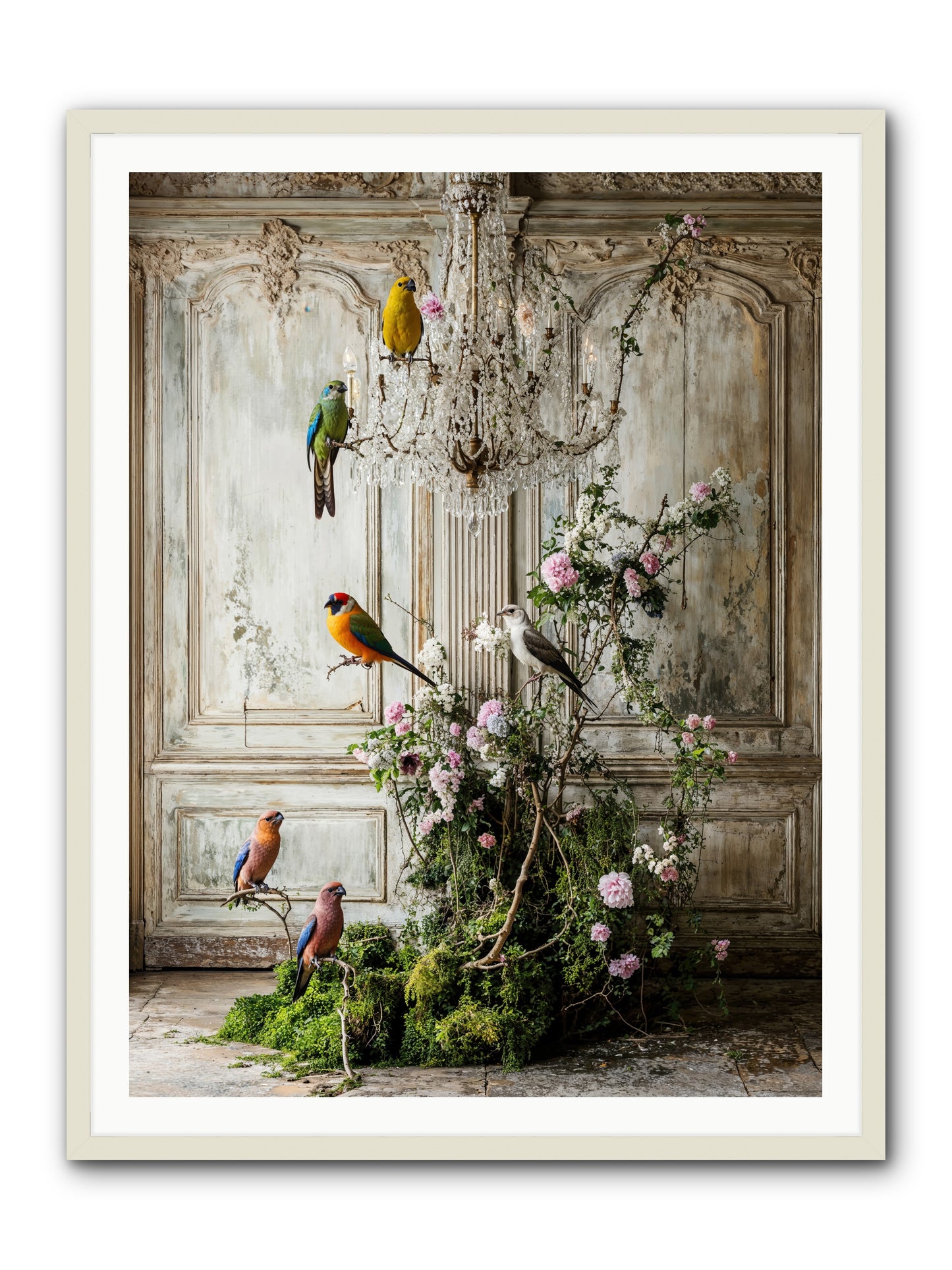 The Audacious Chorale -- Framed Print - White 36x48