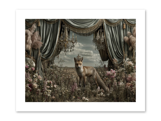 The Balcony at Moon’s End -- Paper Print 12x9