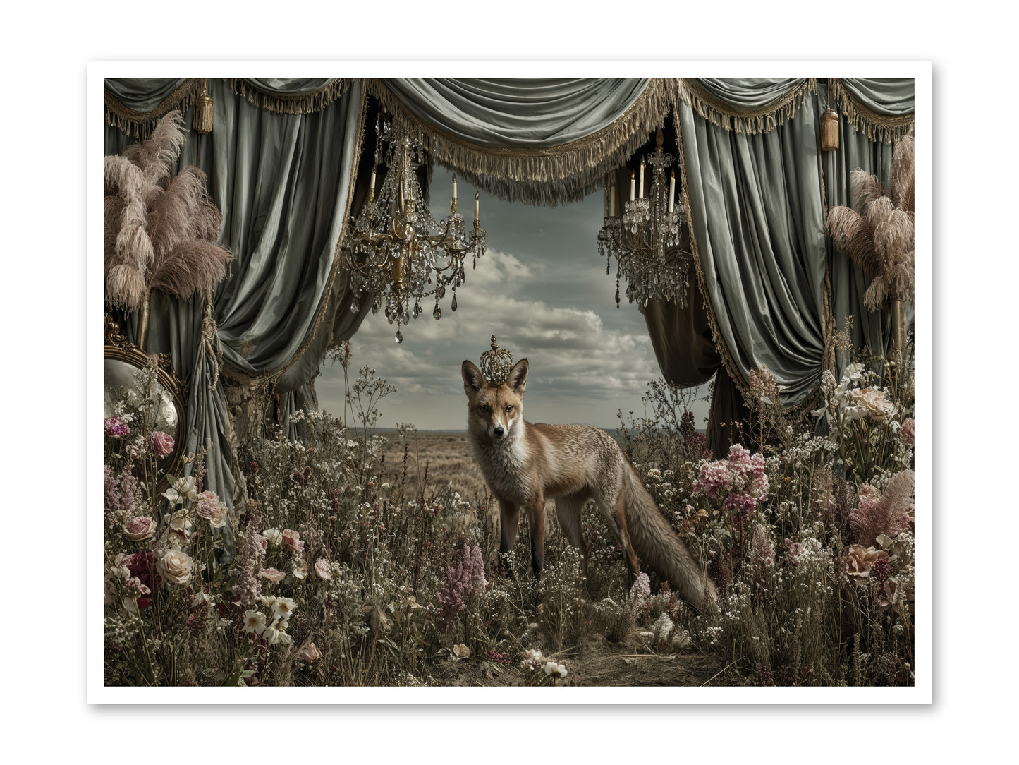 The Balcony at Moon’s End -- Loose Canvas Print 48x36